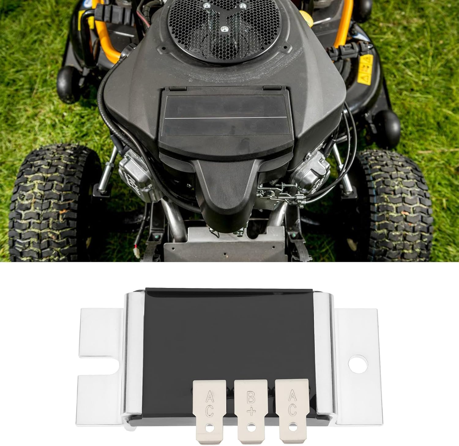 Voltage Regulator Compatible with Kawasaki FS651V FS730V FX481V FX691V FX730V FX751V Engines 21066-7011 image number 3