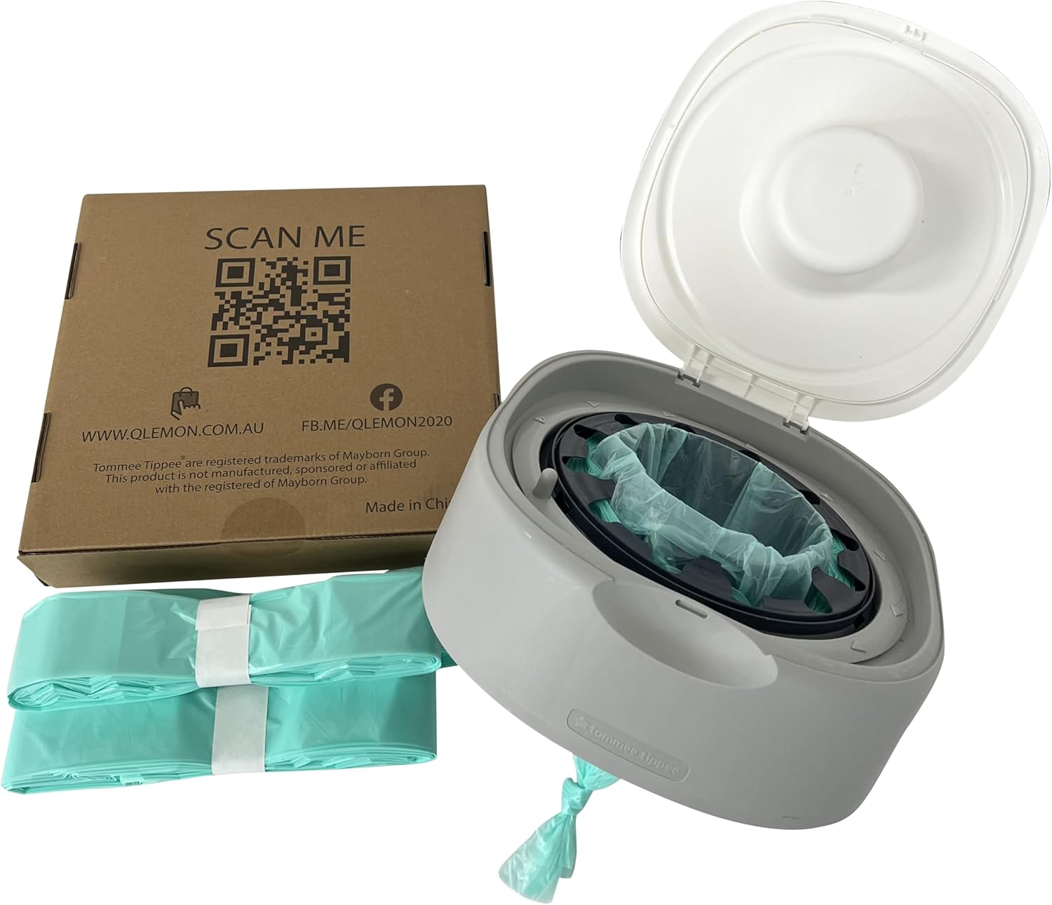 Pre-Compacted 200M Nappy Bin Refills Value Pack for Tommee Tippee Twist & Click (20 Pack) image number 6