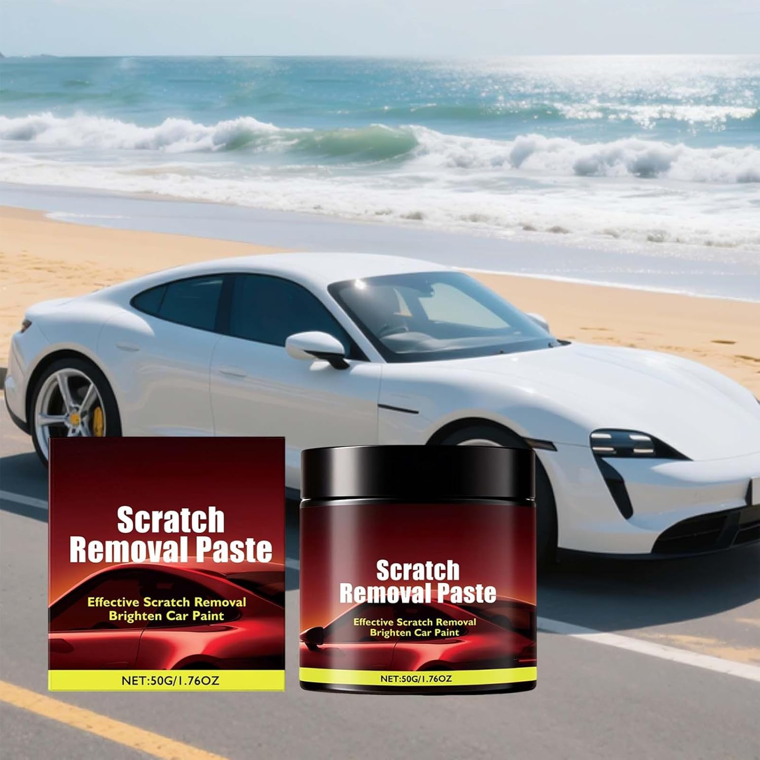 Scratch Remover for Vehicles,50G Lasting Paste | Car Scratch Repair Paste | for Automotive SUV Truck Detailing Care Cleaning Body Restoration Shine