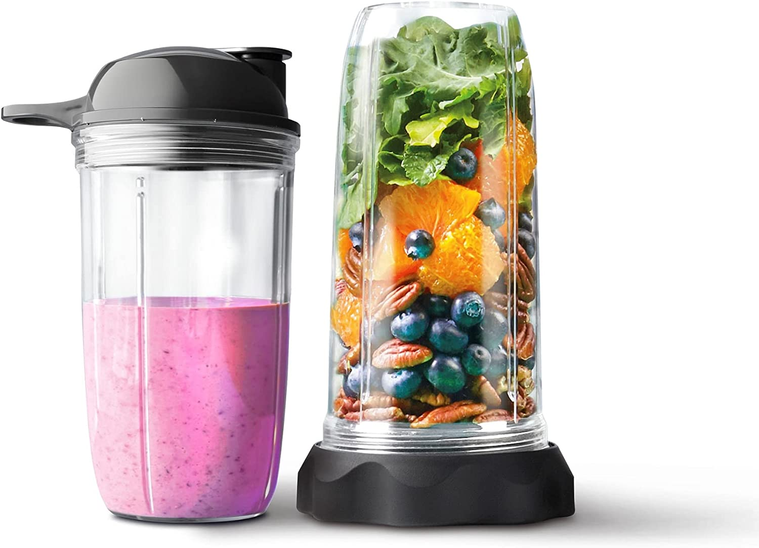 Nutribullet Deluxe Upgrade Kit, Dark Grey, Accessories, Cup, Blade, 700Ml + 500Ml Cups, Flip Top Lid, and Easy Twist Extractor Blade, Suits Pro V2 1000W and 1200W Variants (BDM-0407CDB) image number 2