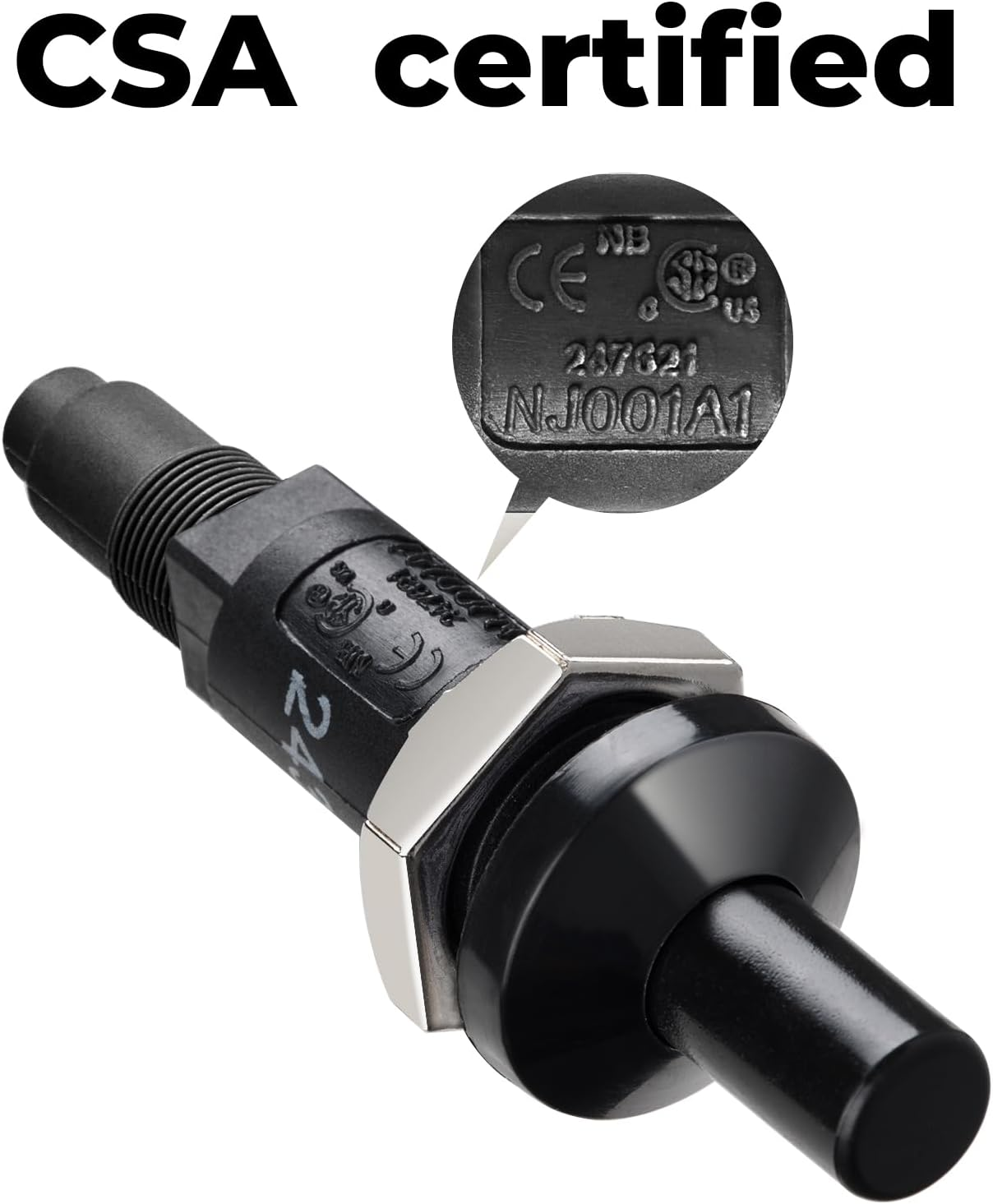 Outdoor Heater Replacement Parts, Piezo Igniter with Cable, Suitable for Most Outdoor round Stand up Propane Heater and Mini Ttable Top Gas Heater image number 5