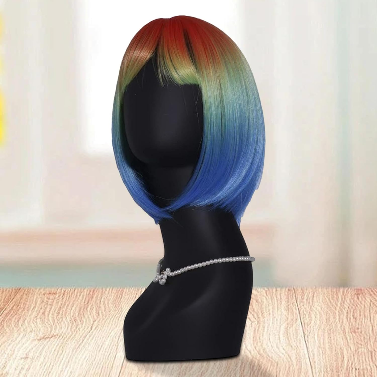 Eigell Mannequin Head Wig Head Women Model Styling Making Display Holder for Headdress Wigs Masks image number 2
