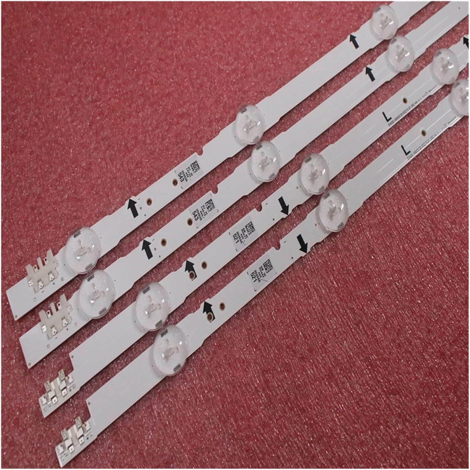 12 Pcs/Set LED Backlight Strip for LED TV UE48H6400 UE48H6200AK BN96-30453A BN96-30454A D4GE-480DCA-R3 D4GE-480DCB-R3 image number 1