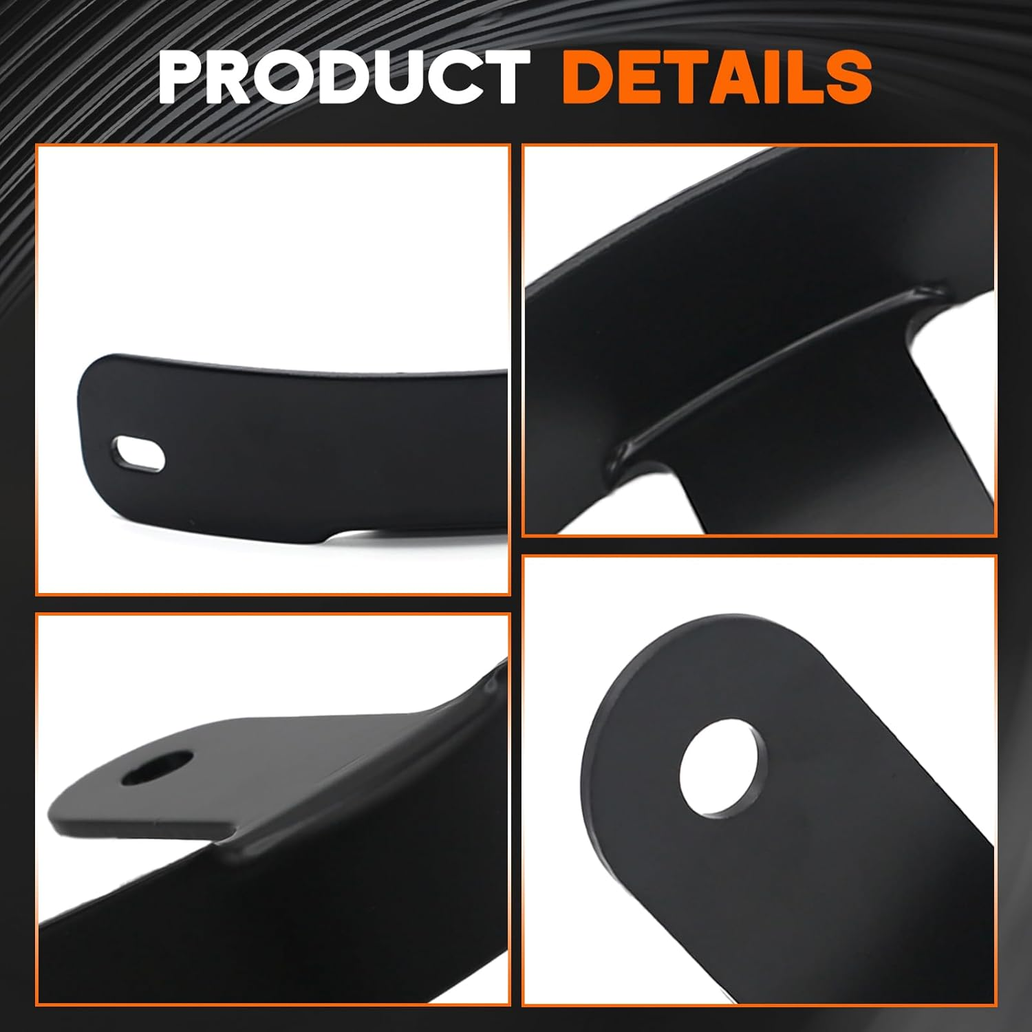 Rear License Plate Tag Mount Bracket Side Support Holder ,1/2" Shock Support Holder for Harley Davidson Sportster 48, 72, Iron 883, Iron 1200, Nightster, Roadster,1993-2025 Models,Curved Design image number 5