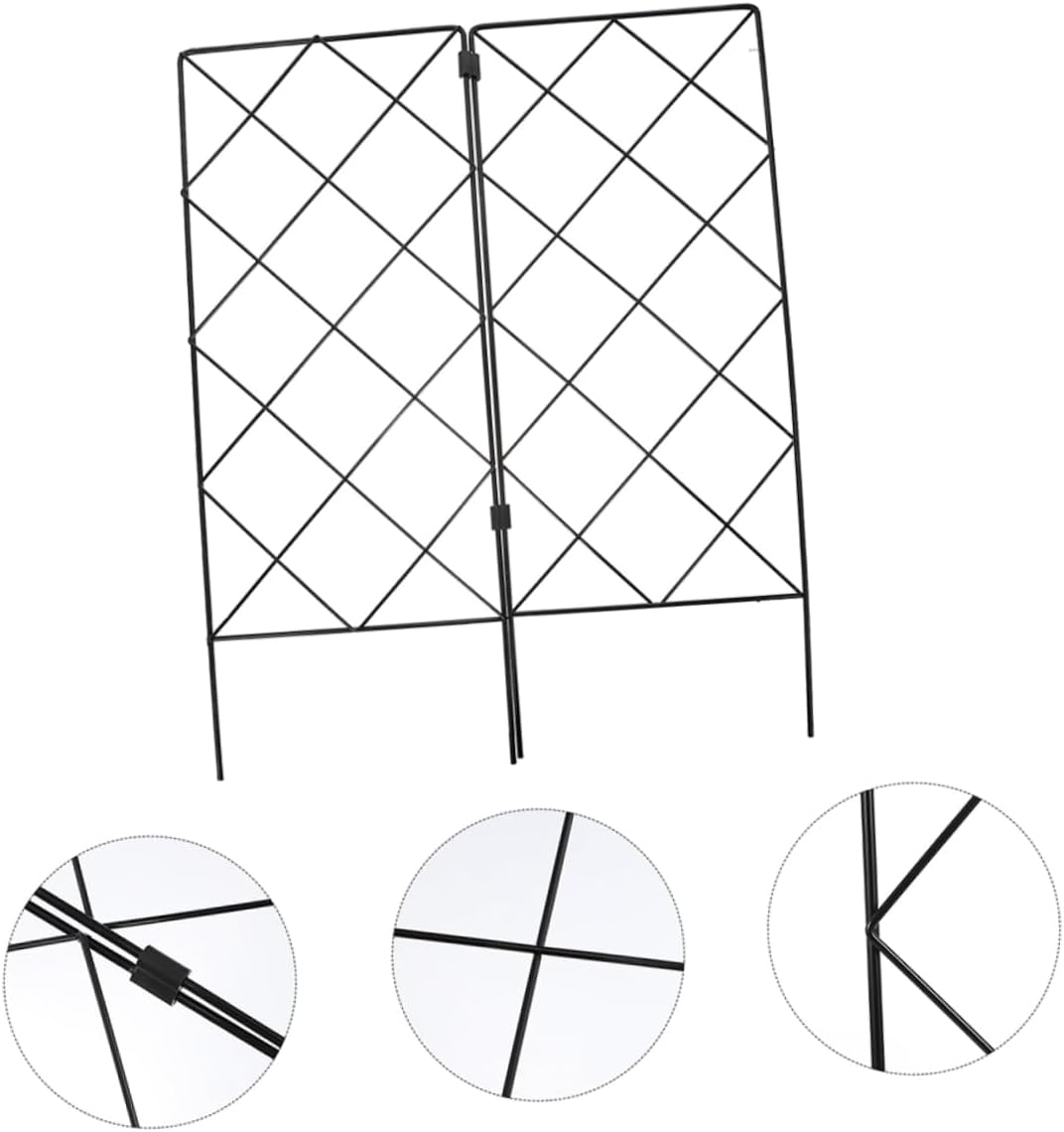 2Pcs Garden Plant Climbing Support Rack Potted Plant Trellis for Vines Decorative Garden Shelves Vine Shaping Stand