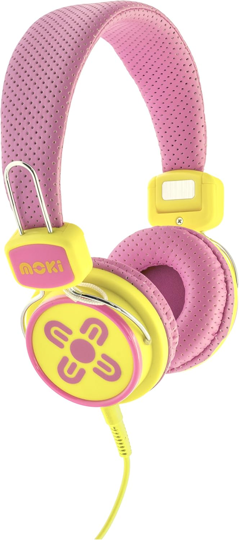 Moki ACCHPKSYB Kid Safe Volume Limited Headphones, Yellow/Blue