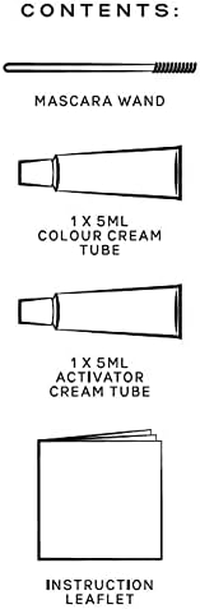 Eylure Dybrow Permanent Tint for Brows Dye Kit Mid Brown image number 2