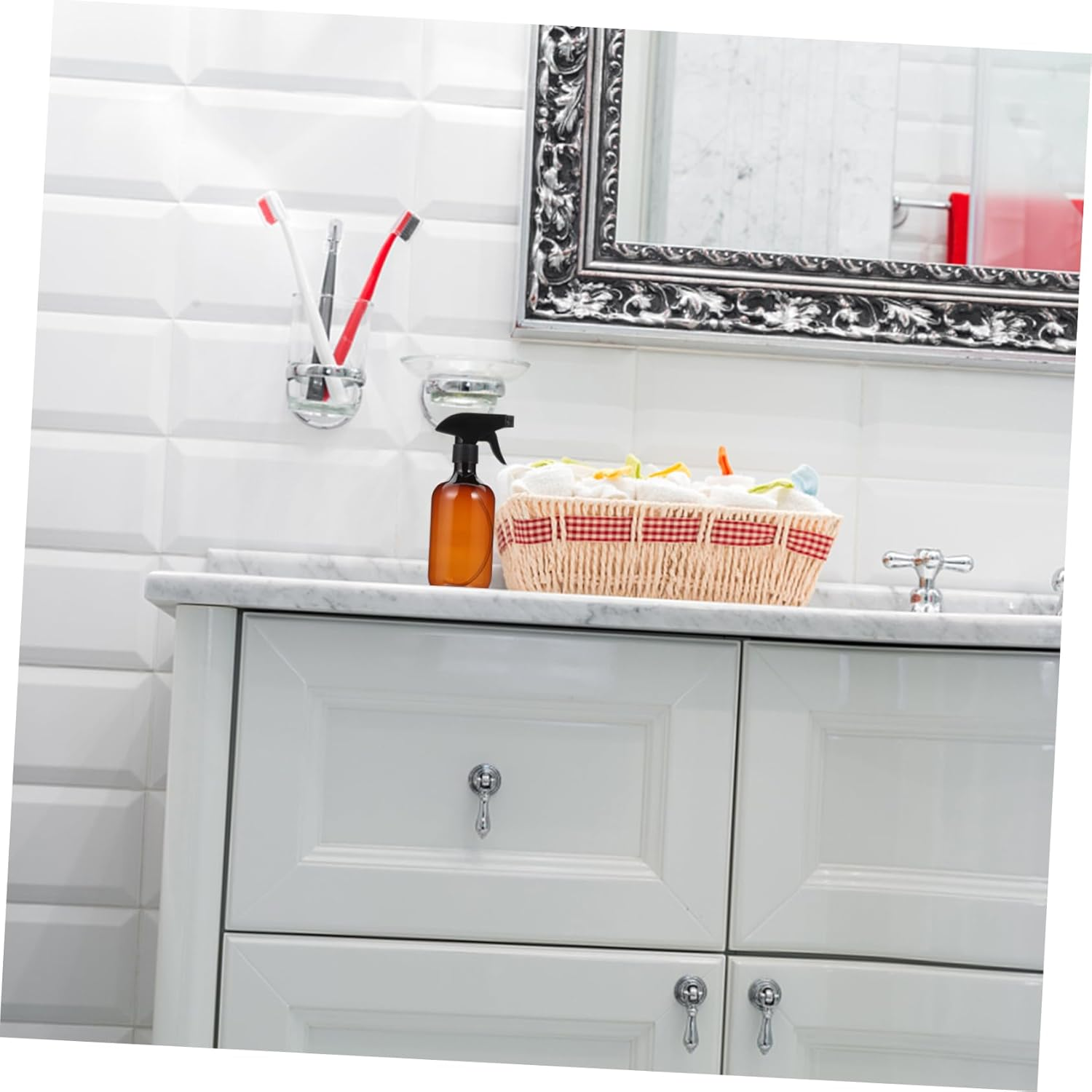 NOLITOY Amber Pet Spray Bottle 4 Pack 500Ml Empty Containers for Liquid Storage Travel image number 5