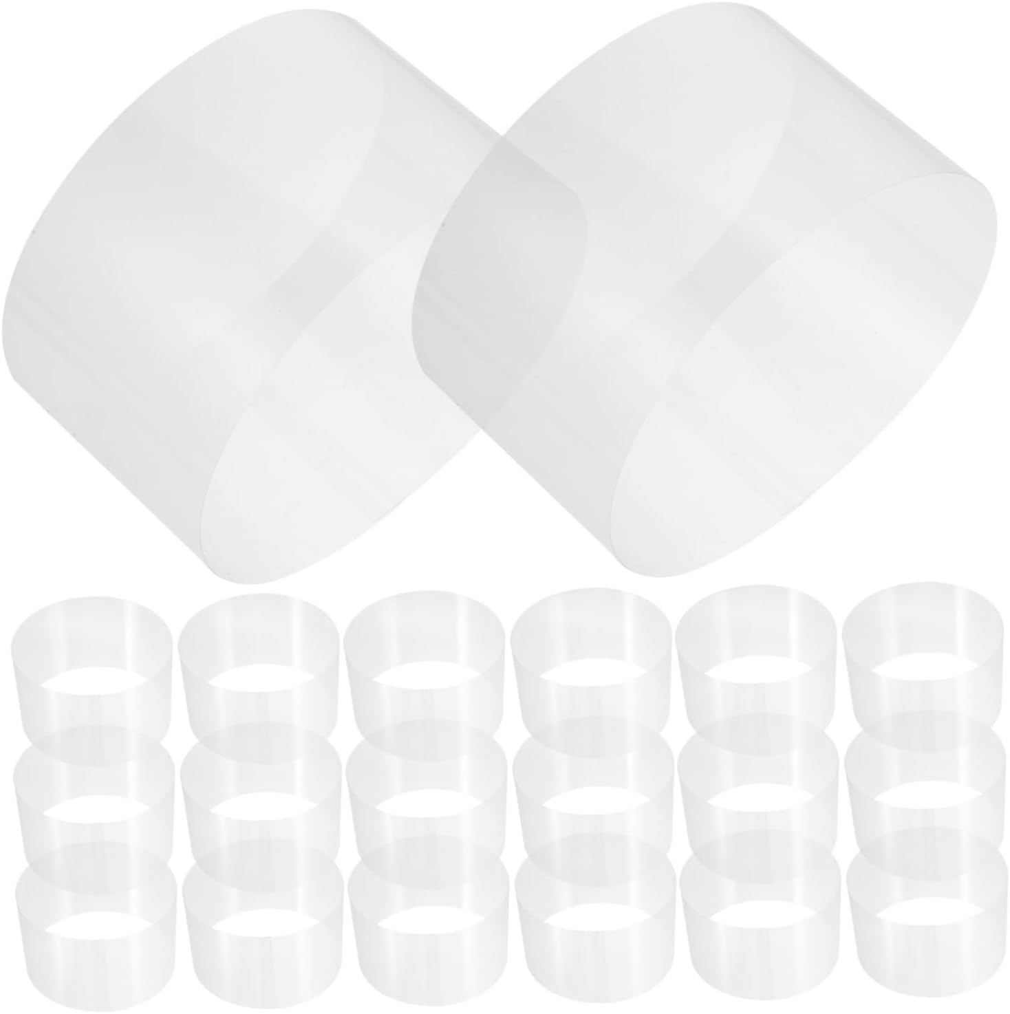 Sheets Edible Cake Decorations Self-Adhesive Cake Collars for DIY Baking Versatile