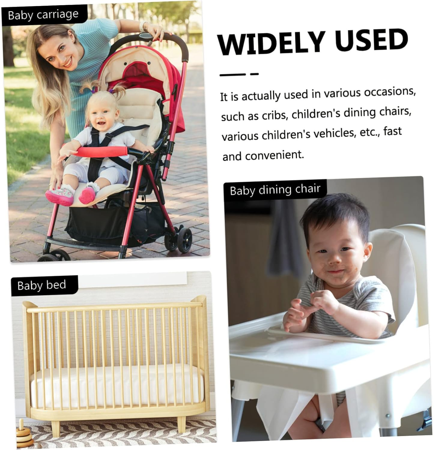 Portable Baby Wipes Box Stroller Hanging Hook Outdoor Wet Tissue Case Storage for Travel White and Pink image number 2