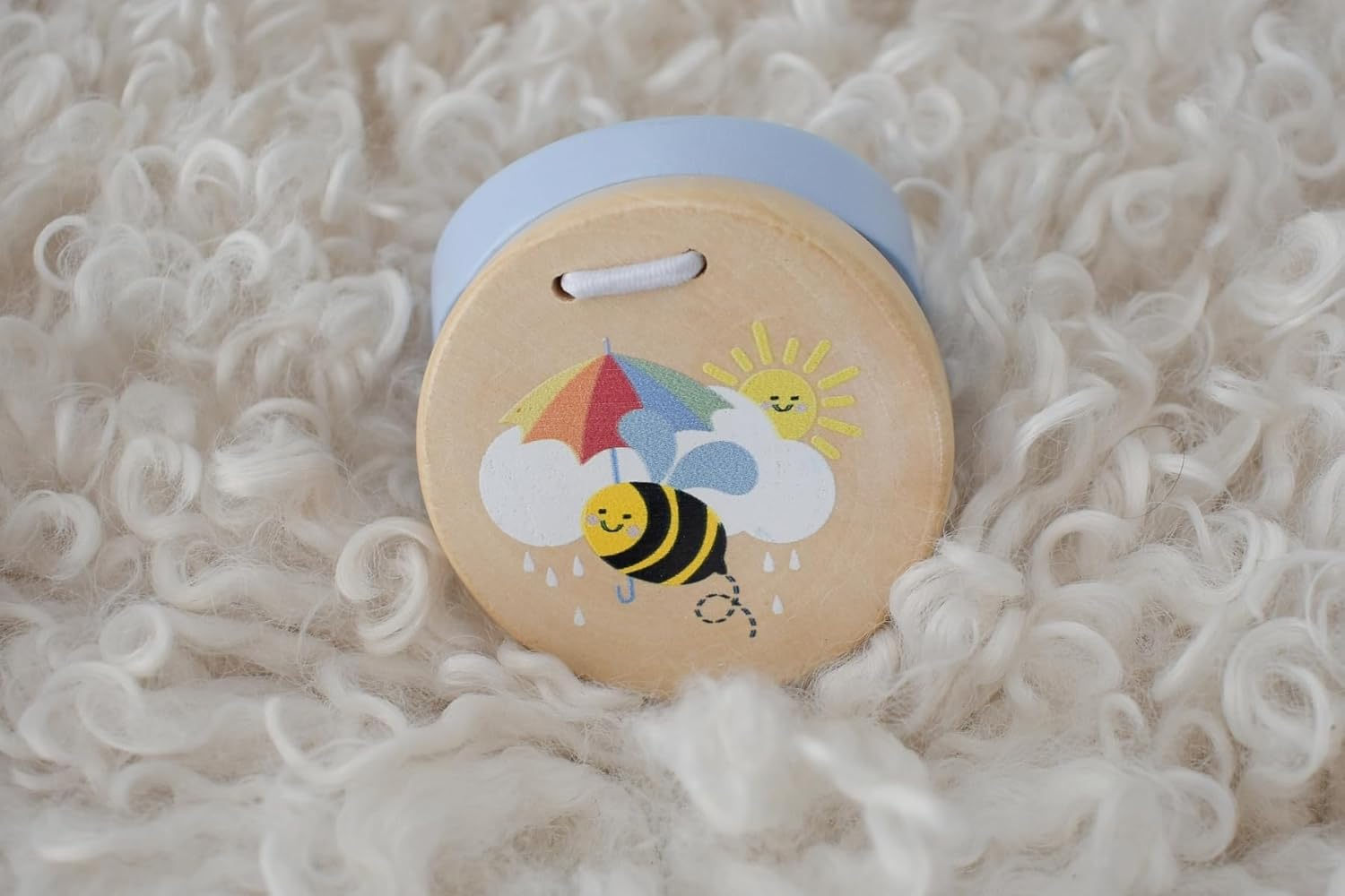 Koala Dream - Buzzy Days BEE Wooden Castanets - Set of 2- Musical Toys for Toddlers and Kids image number 3