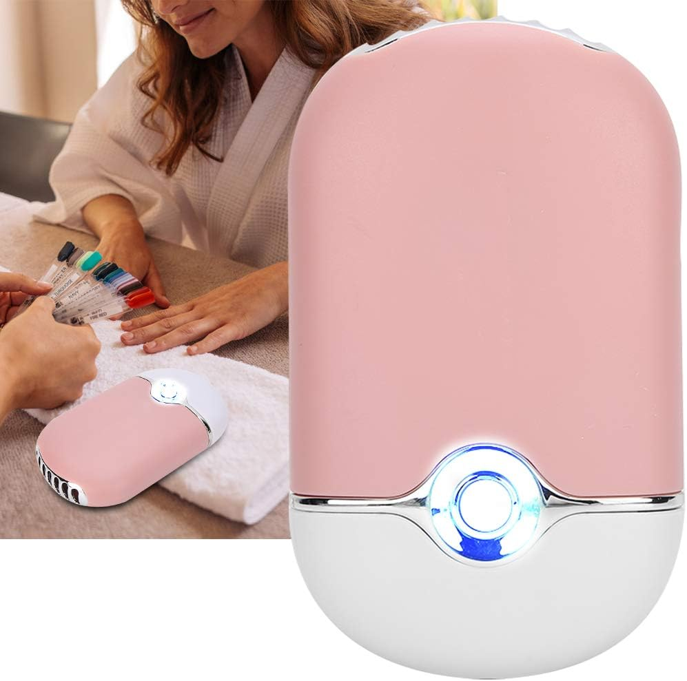 Eyelash Extension Fan, Mini Fan, Eco-Friendly Home for Nail Art Dry Eyelashes Women(Pink) image number 2
