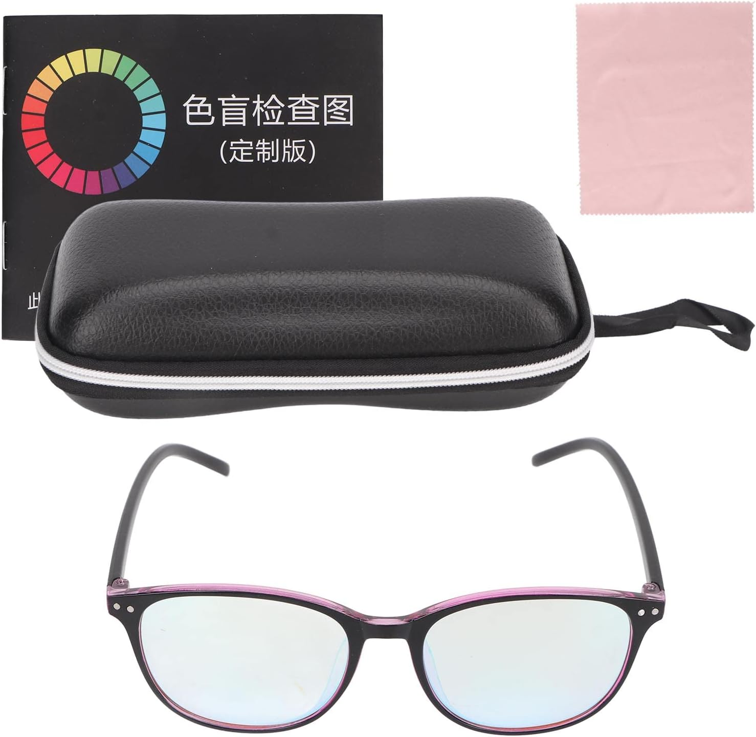 Colorblind Correcting Glasses, Unisex UV Red Green Colorblind Glasse Flexible and Elastic Color Weakness Glasses for All Types of Color Blind for Men Women Outdoor image number 6