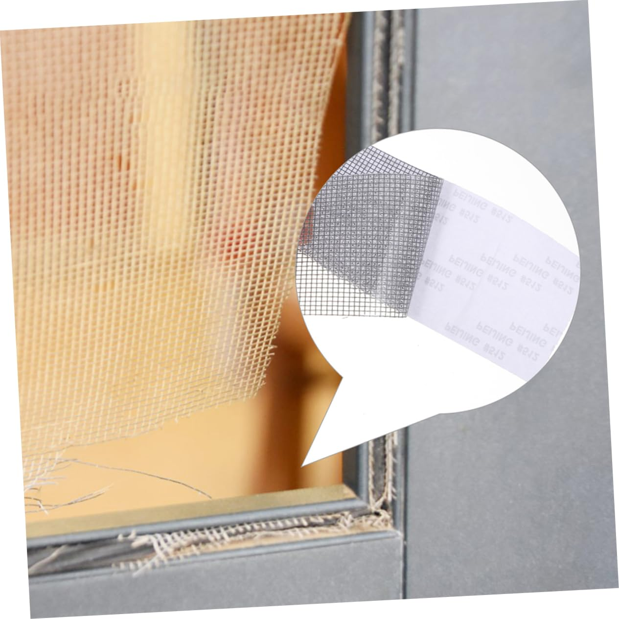 Adhesive Window Screen Repair Tape and Mesh Patch Tape for Screen Door and Window Cuttable 4 Rolls (5Cm X 2M) for Home Door Curtain image number 4