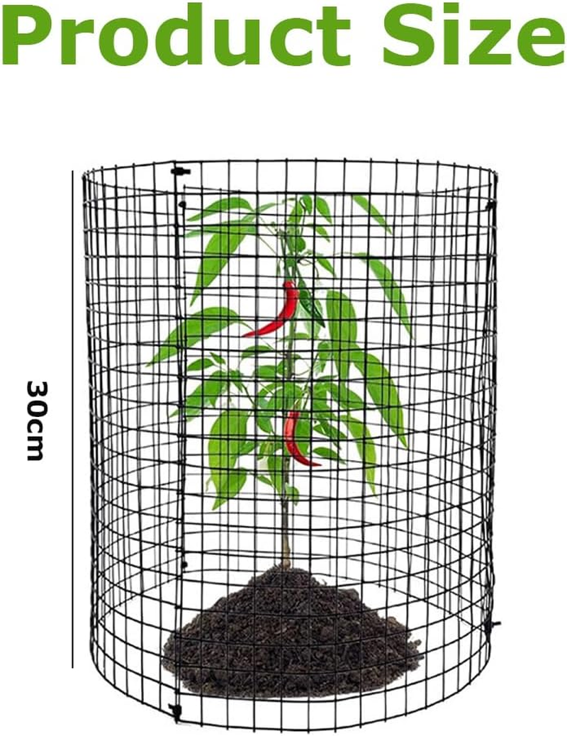 15Pcs round Plant Protector from Animals,Metal Wire Botany Protective Cover,Outdoor Gardening Supplies, Garden Plant Protection Net,For Keeping Bunnies Chicken Squirrels Birds Other Out image number 3