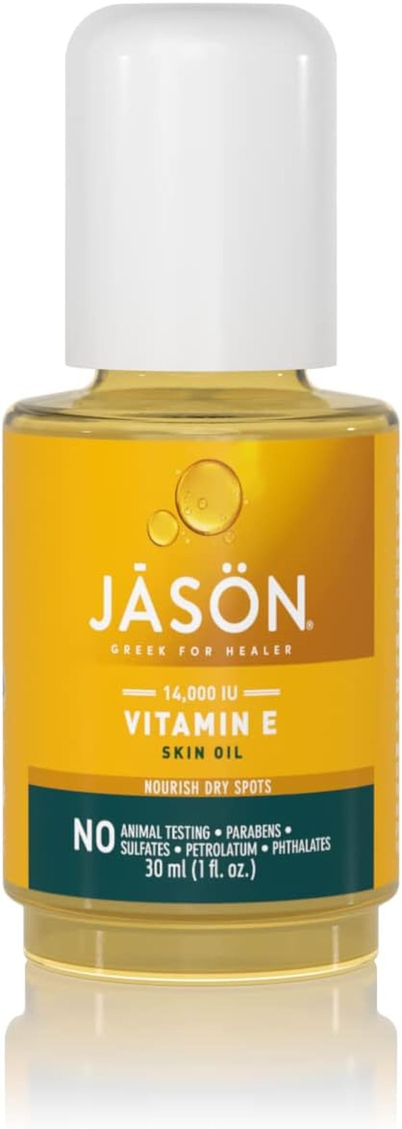 JASON Vitamin E 5,000 IU Moisturizing Body Oil, for Hair, Face, and Body, 4 Fluid Ounces image number 1