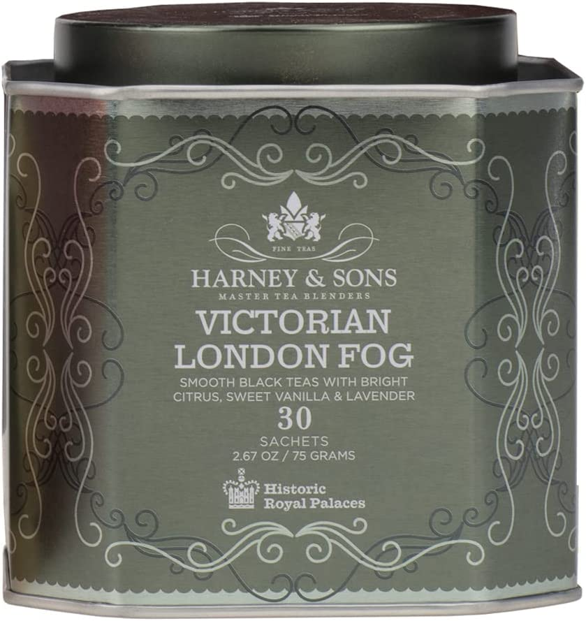 Harney & Sons Victorian London Fog Herbal Tea Historic Royal Palaces Tin of 30 Sachets image number 4