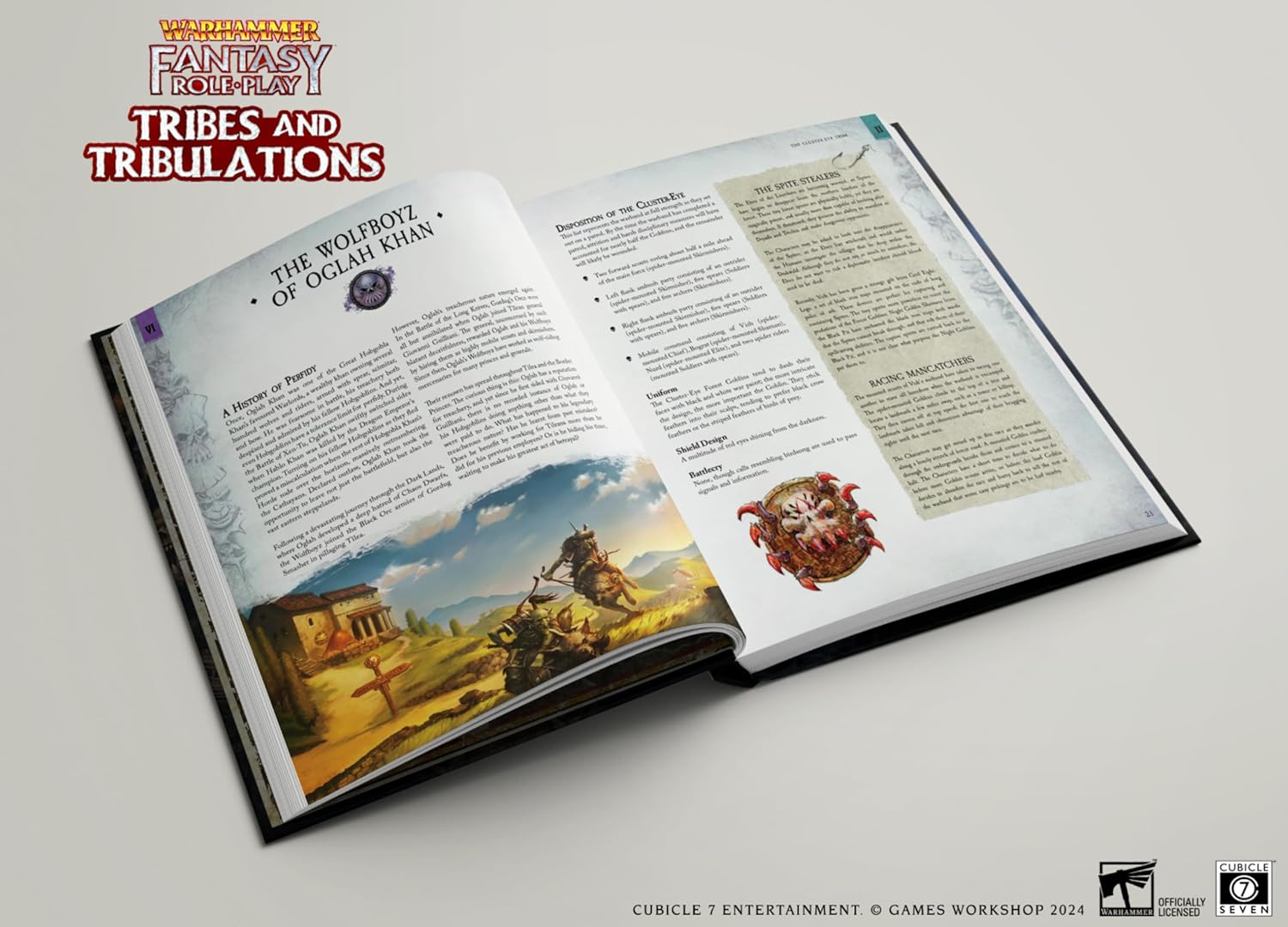 Cubicle 7 Warhammer Fantasy Roleplay: Tribes and Tribulations Board Game Book Accessory image number 2