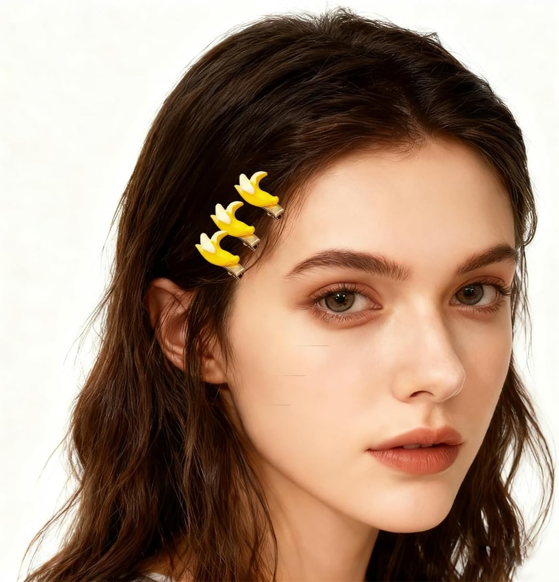 10Ps Hair Clips Women'S Cute Small Mini Shape of a Banana Duckbill Hair Clips for Styling Hair Thick & Thin Clips image number 5