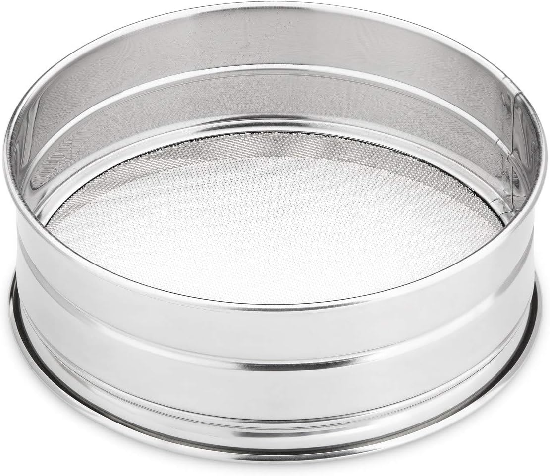 Thermohauser 8300003397 Large Sieve (Stainless Steel), Fine, Mesh Size 2.5 X 1.4 Mm, Diameter 35.0 Cm image number 1