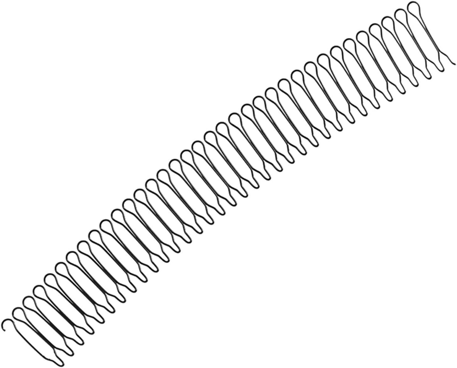 Generic U Shape Hair Finishing Fixer Comb, U Pin Stretchable Hair Side Comb - Black Metal Hair Comb for Women & Girls Accessories