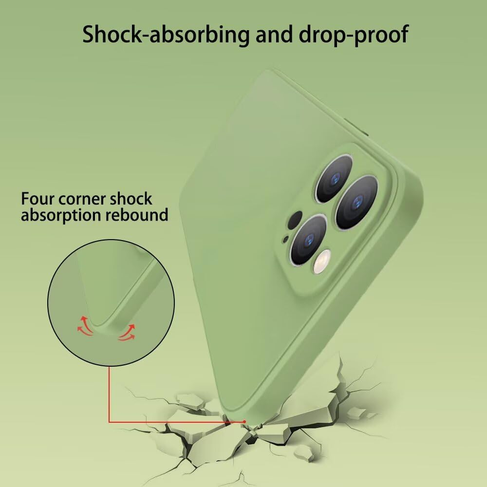 EASSGU Case for Oppo A52 / Oppo A72 / Oppo A92 (6.5 Inches), Soft TPU Silicone Case - Black image number 3