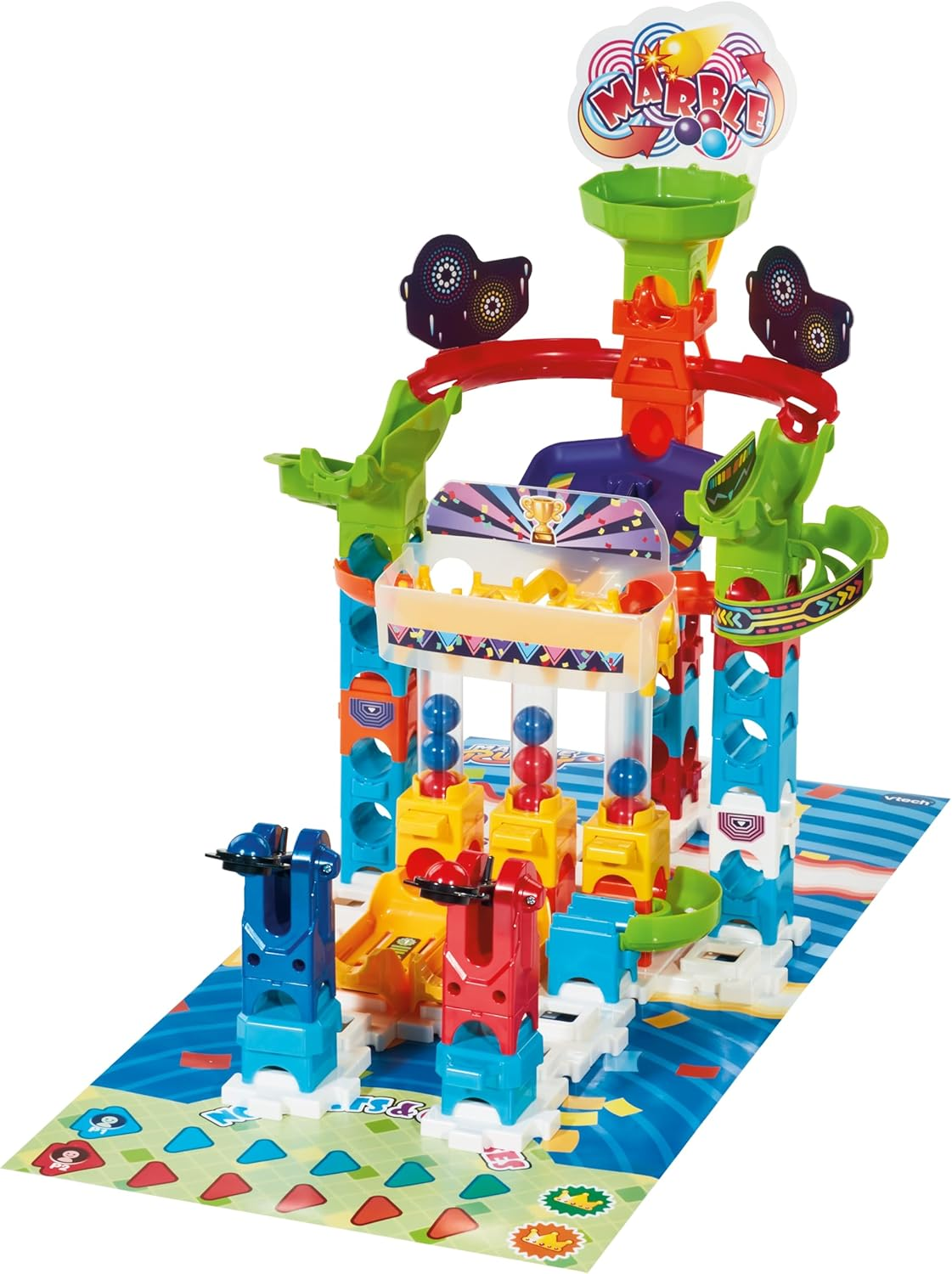 Vtech Marble Rush Game Zone - Construction Toy Set - 571803 - Multicolour image number 4