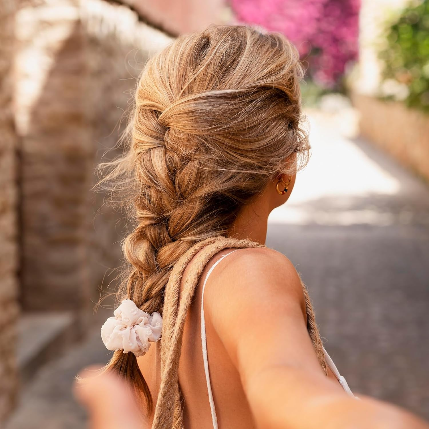 Oruola 12Pcs Hair Pull through Tool,Topsy Tail,Plastic Hair Braiding Tools,2 Sizes of Topsy Turvy Hair Tool for Women,Girls and Kids, Hair Flip Tool (Pink Purple Blue Rose Black Red)