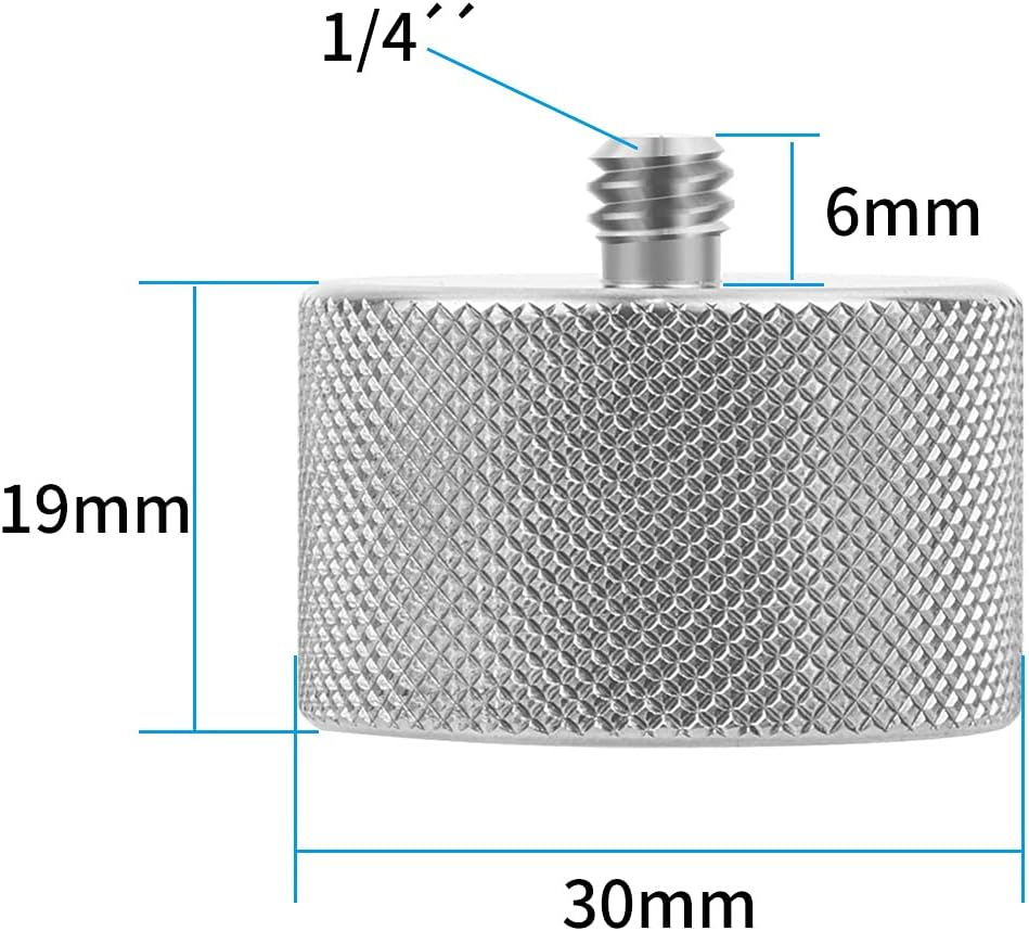 FEICHAO Gimbal Counterweight 100G Removable Balance Clump Weight with 1/4" Screw Hole for Camera Accessory Crane Stabilizer (2PCS)