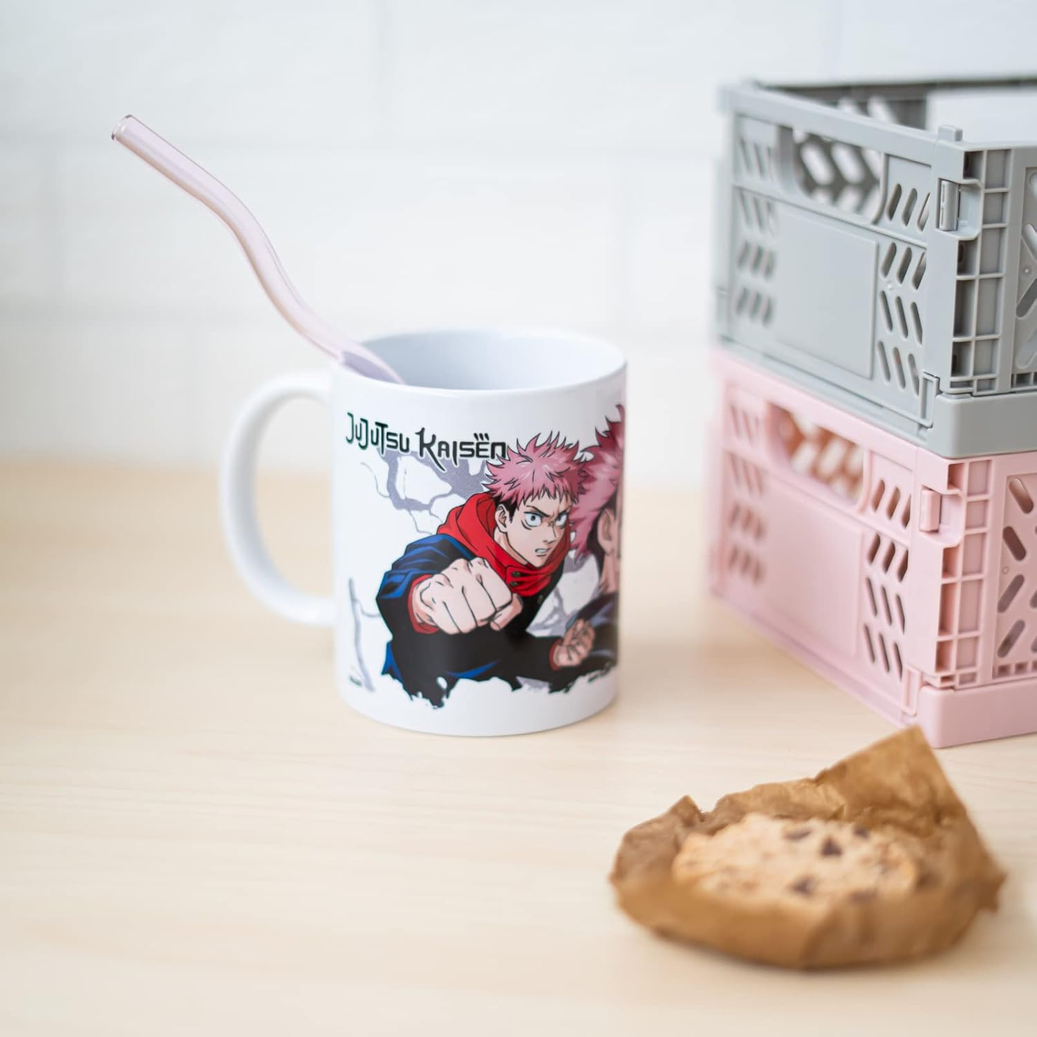 Grupo Erik Jujutsu Kaisen Yuji & Sukuna Ceramic Mug | 35 Cl - 350 Ml | 3.74 X 3.15 Inch - 9.5 X 8 Cm | Jujutsu Kaisen Mug | Coffee Mug | Tea Mug | Jujutsu Kaisen Manga image number 6