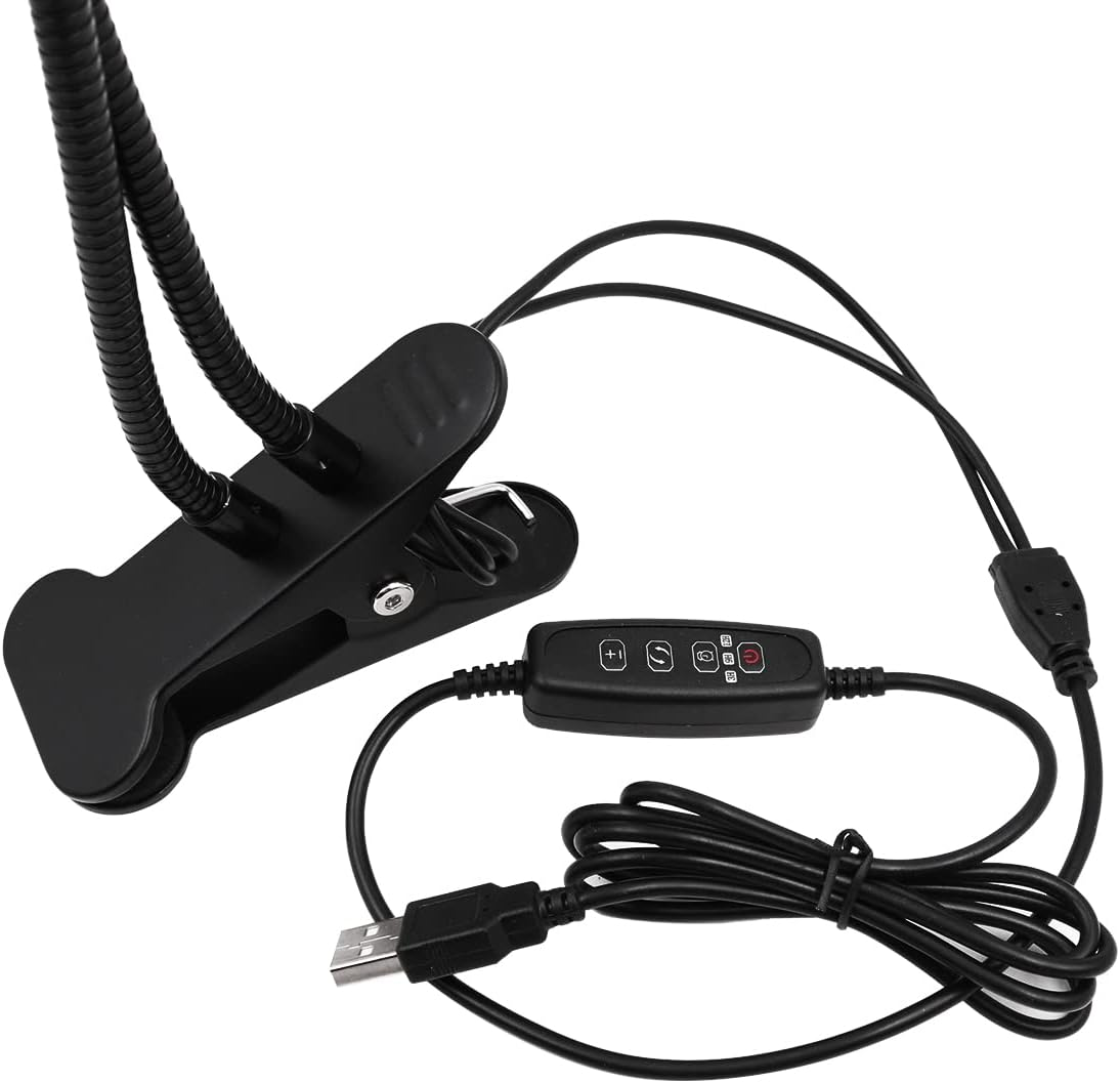 NUZAMAS 2 Tube Plant Lamp LED Plant Light 60 Leds 2 Heads Grow Lamp Plant Light Grow Lamp for Plants Dimmable LED Grow Light for Indoor Plants Gardening Greenhouse image number 2