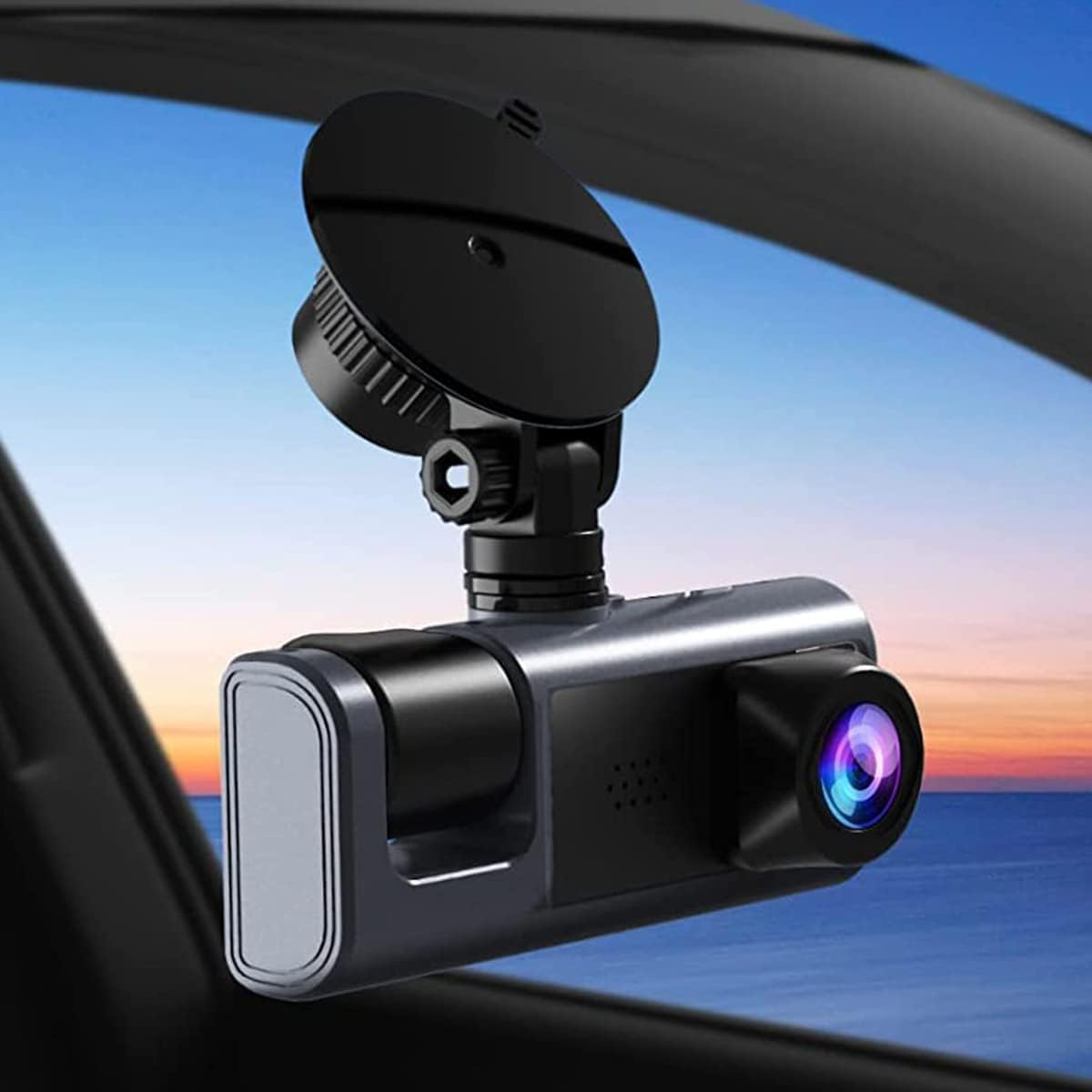 Dual Dash Cam 1080P 720P Front and Rear Car Recorder Dashcam for Cars with IR Night Vision 3 Channel 160 Degree HD Car Driving Camera Dashboard Cameras Support 32GB Max image number 6