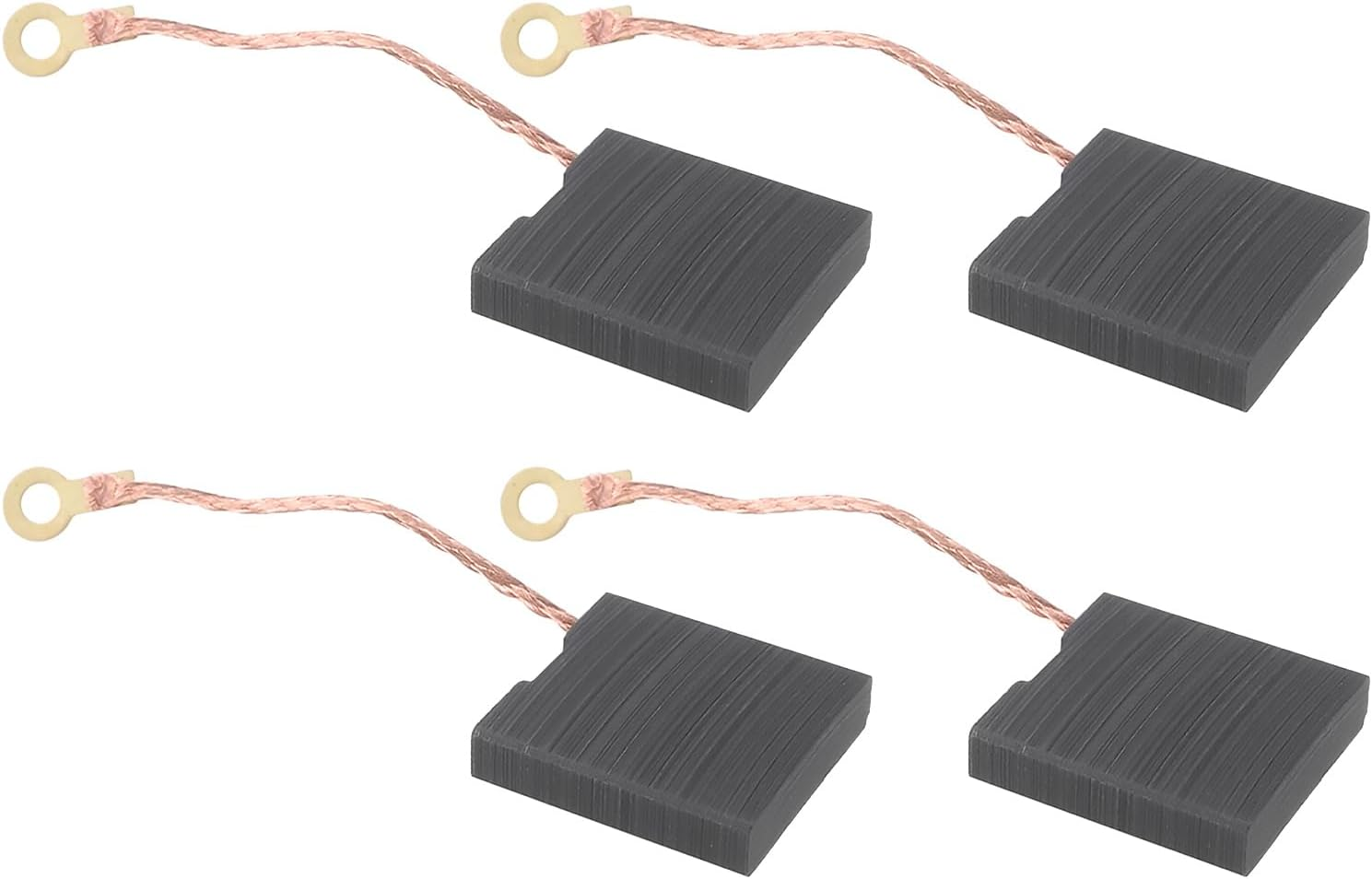 Be in Your Mind 2Pairs Carbon Brushes Compatible with Hiretech HT8 Drum Sander HT7 Disc Edger Compatible with HTC Floor Sander T28