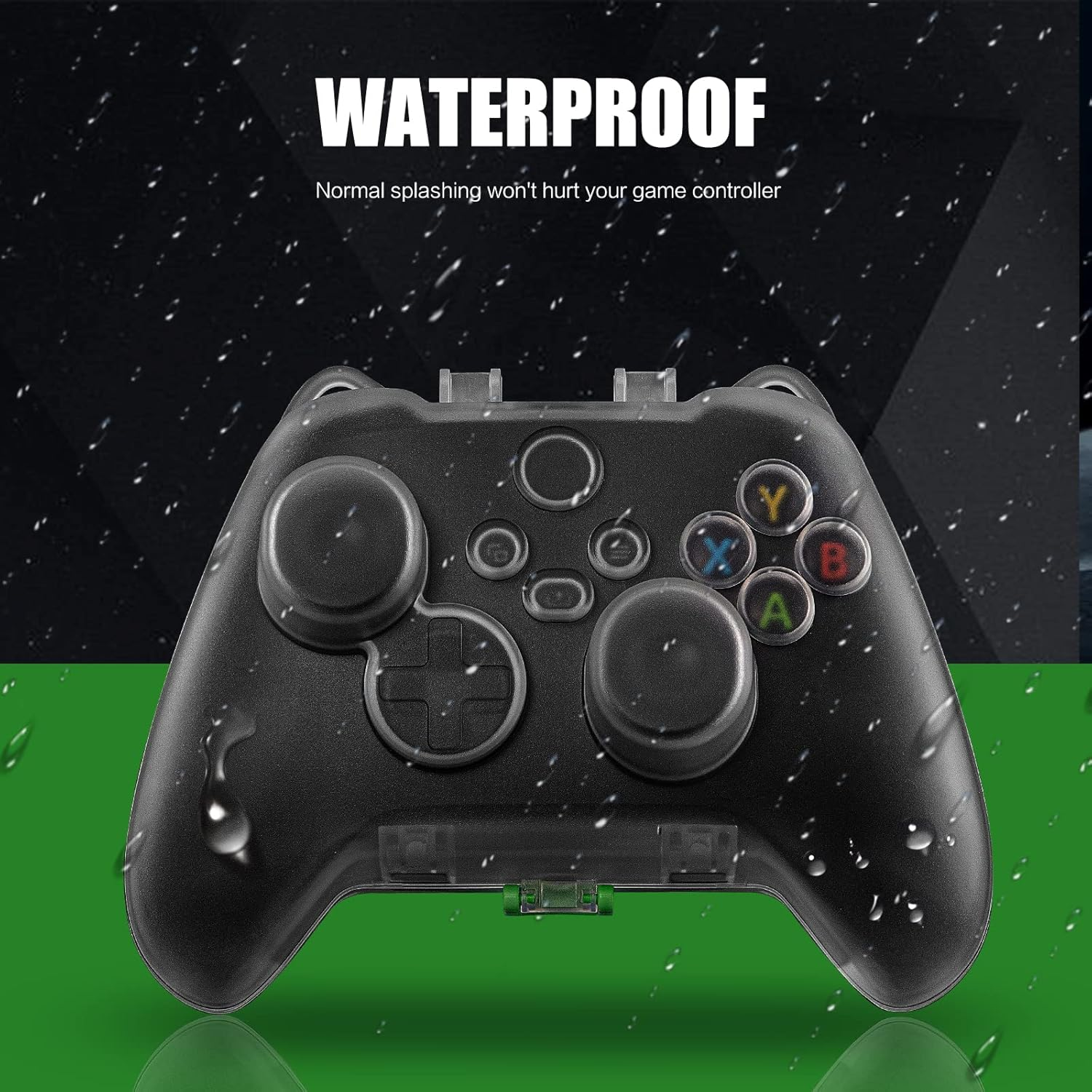 Xbox Series X Controller Case, Hard Shell Protection Case for Xbox Series S Controller, Xbox Series X Controller Accessories - Black - Clear image number 2