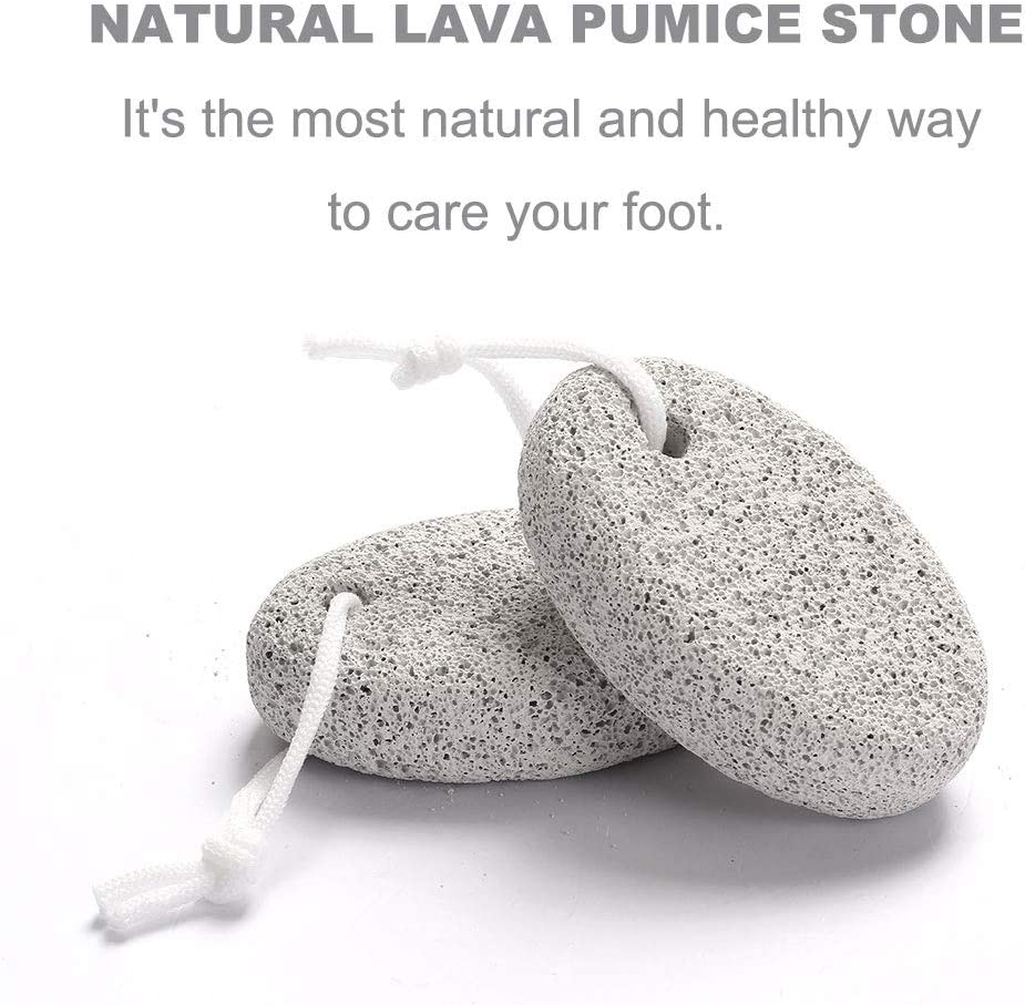 Borogo Natural Pumice Stone for Feet, 5-Pack Lava Pedicure Tools Hard Skin Callus Remover for Feet and Hands - Natural Foot File Exfoliation to Remove Dead Skin, Heels, Elbows, Hands image number 4