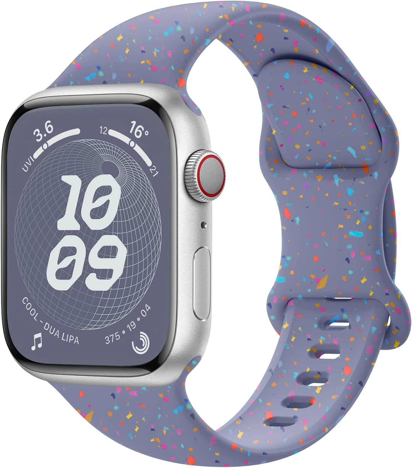 Sport Bands for Apple Watch Band 40Mm 41Mm 38Mm 44Mm 45Mm 46Mm 42Mm Iwatch Bands for Women Kids Men,Cute Recycled Plastic Silicone Strap for Apple Watch Series 10 9 8 7 6 5 4 3 SE 2Nd Ultra/2 49Mm