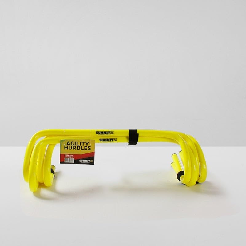 SUMMIT Agility Hurdles Set - Plastic Hurdles for Speed Training and Coordination Drills; Adjustable Heights for Multi‑Level Fitness Use - Set of 6 image number 3