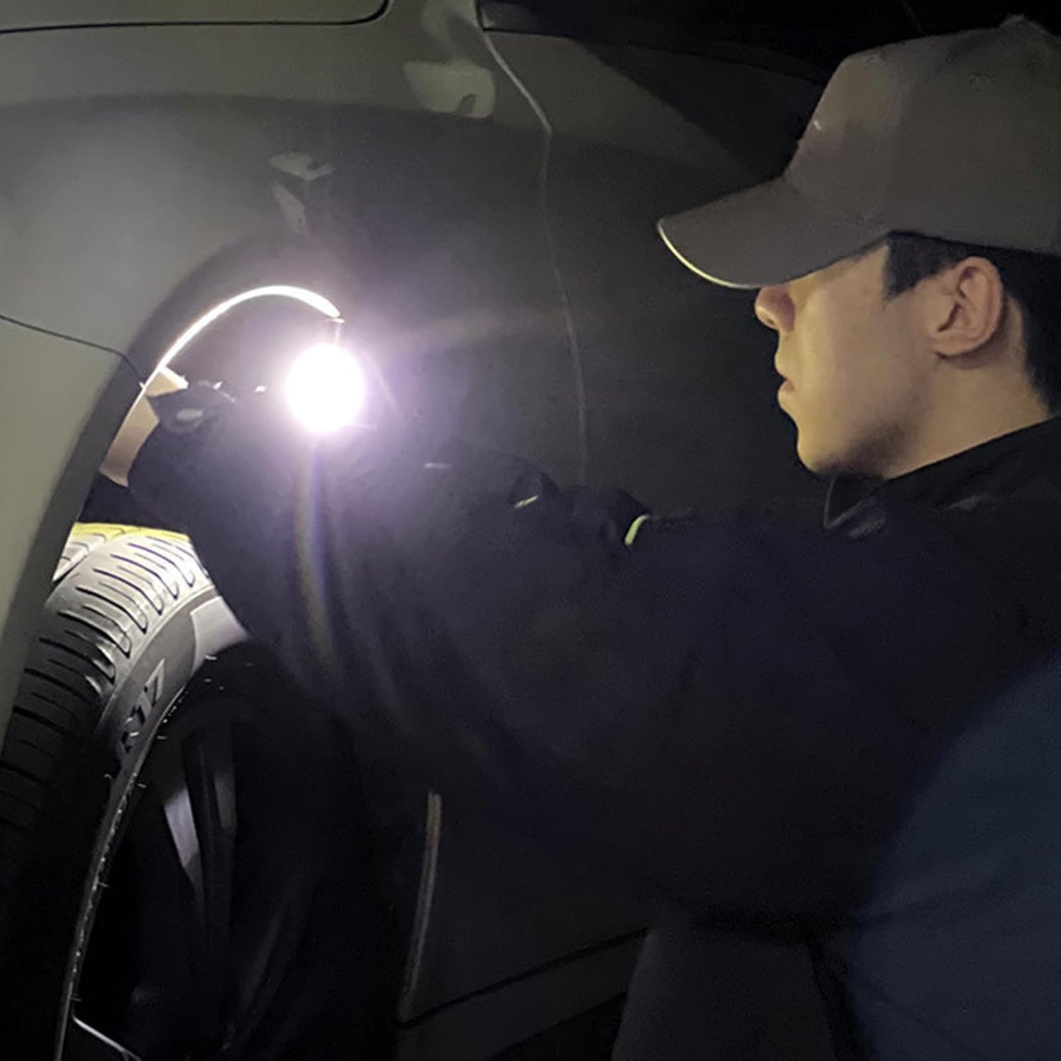 Flashlight, USB Rechargeable Lightweight, LED Keychain Flashlight, Portable Super Bright Light, Water Resistant, Lightweight and Durable, for Emergencies, Camping, Hiking, and Daily Use image number 1