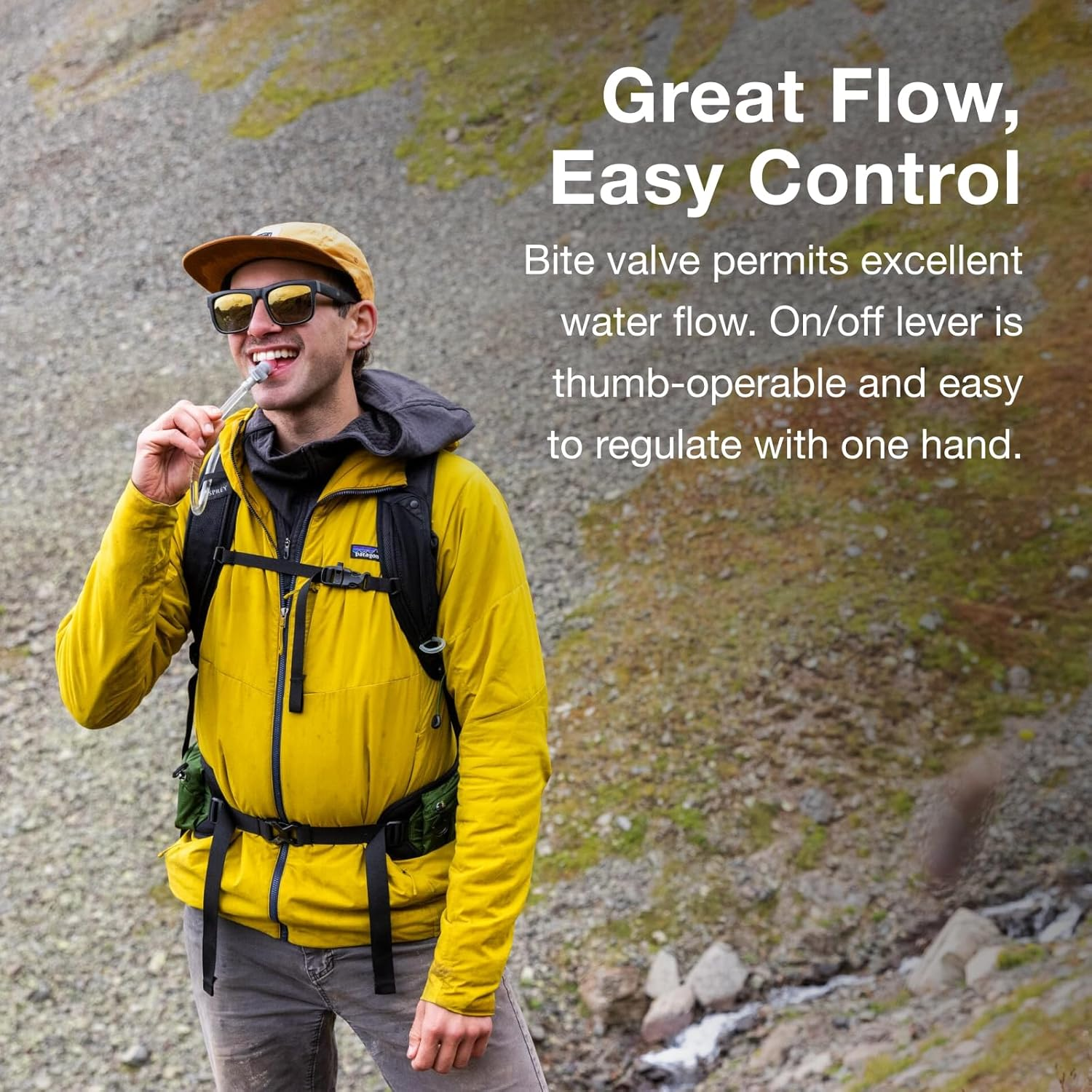 Osprey Hydraulics 2L Backpack Water Reservoir with Bite Valve image number 4