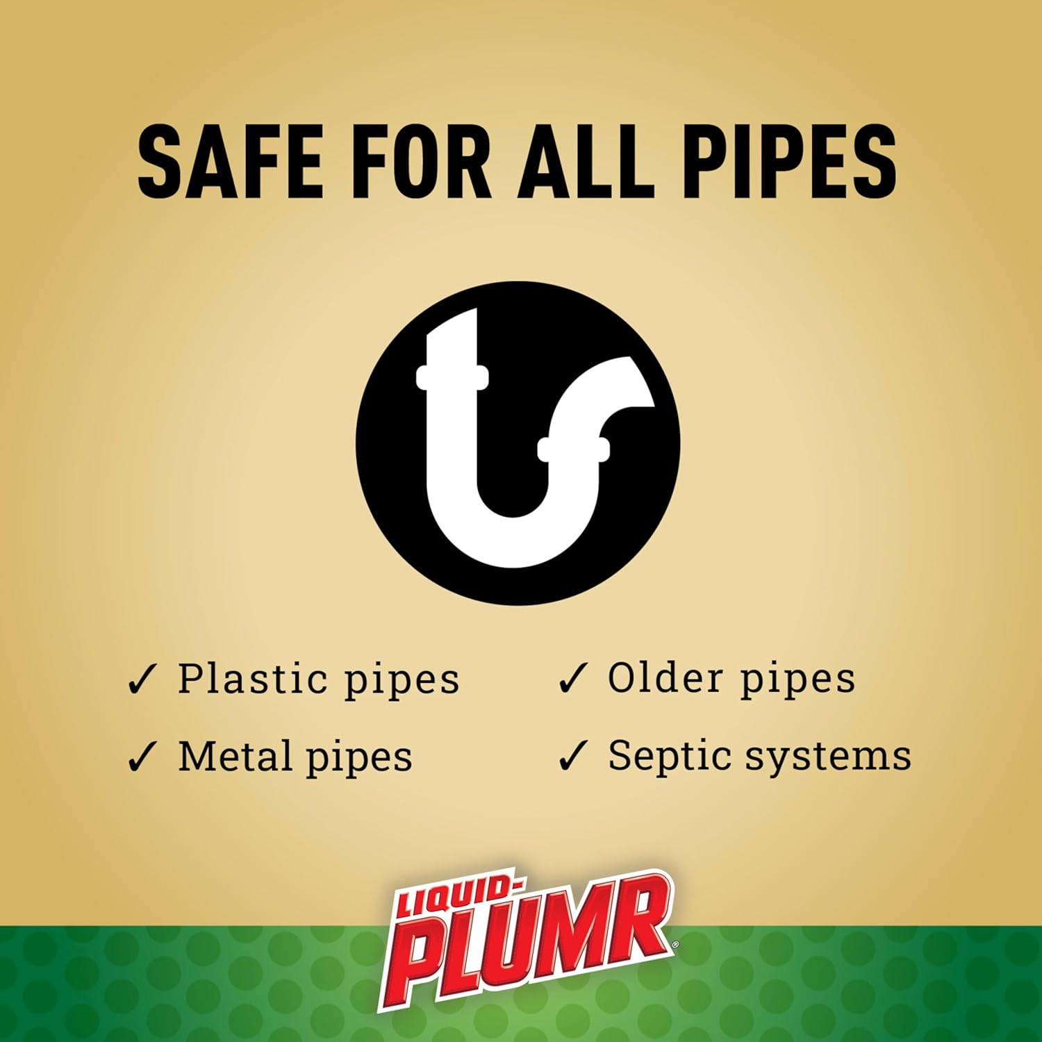 Liquid-Plumr Pro-Strength Drain Clog Destroyer plus Hair Clog Eliminator, Safe on All Pipes, 473Ml image number 6