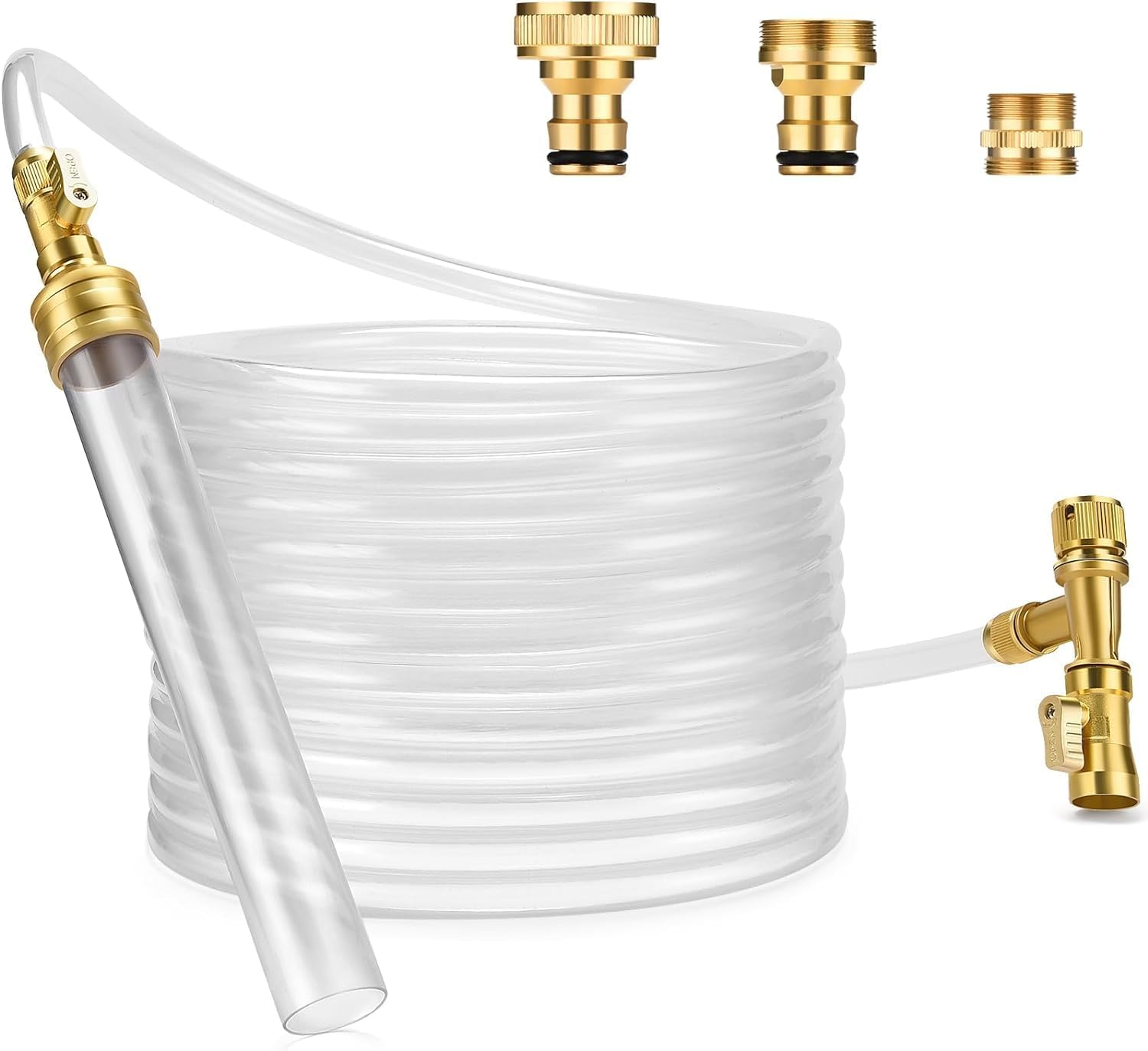 GADFISH Gravel Vacuum for Aquarium Water Changer Fish Tank Cleaning Tools, Siphon Universal Quick Pump Aquarium Water Changing (70Ft) image number 4