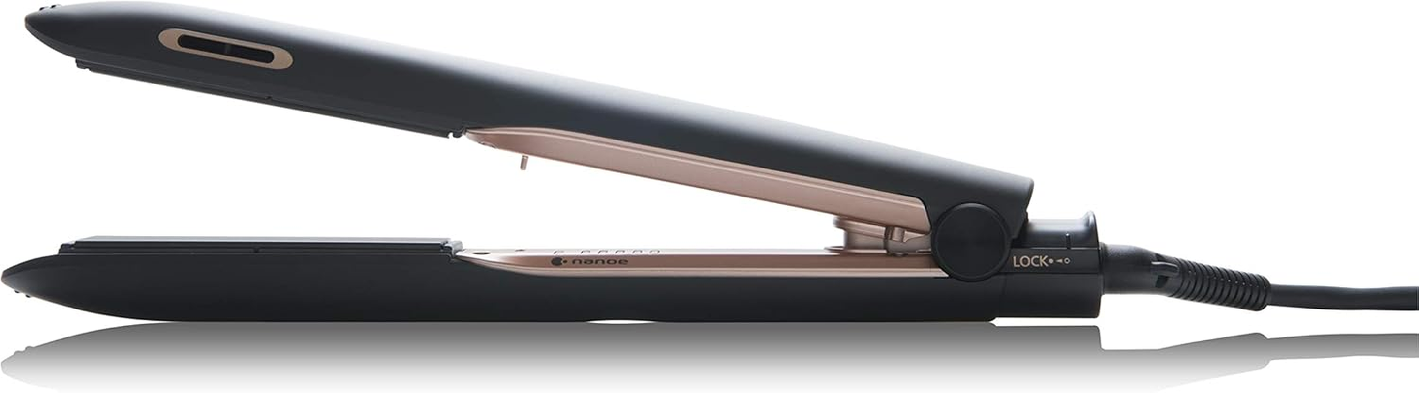 Panasonic EH-PHS9K Hair Straighteners with Nanoe&trade; Technology (Temperature Regulation, 5 Temperature Levels, Black/Rose Gold) image number 1