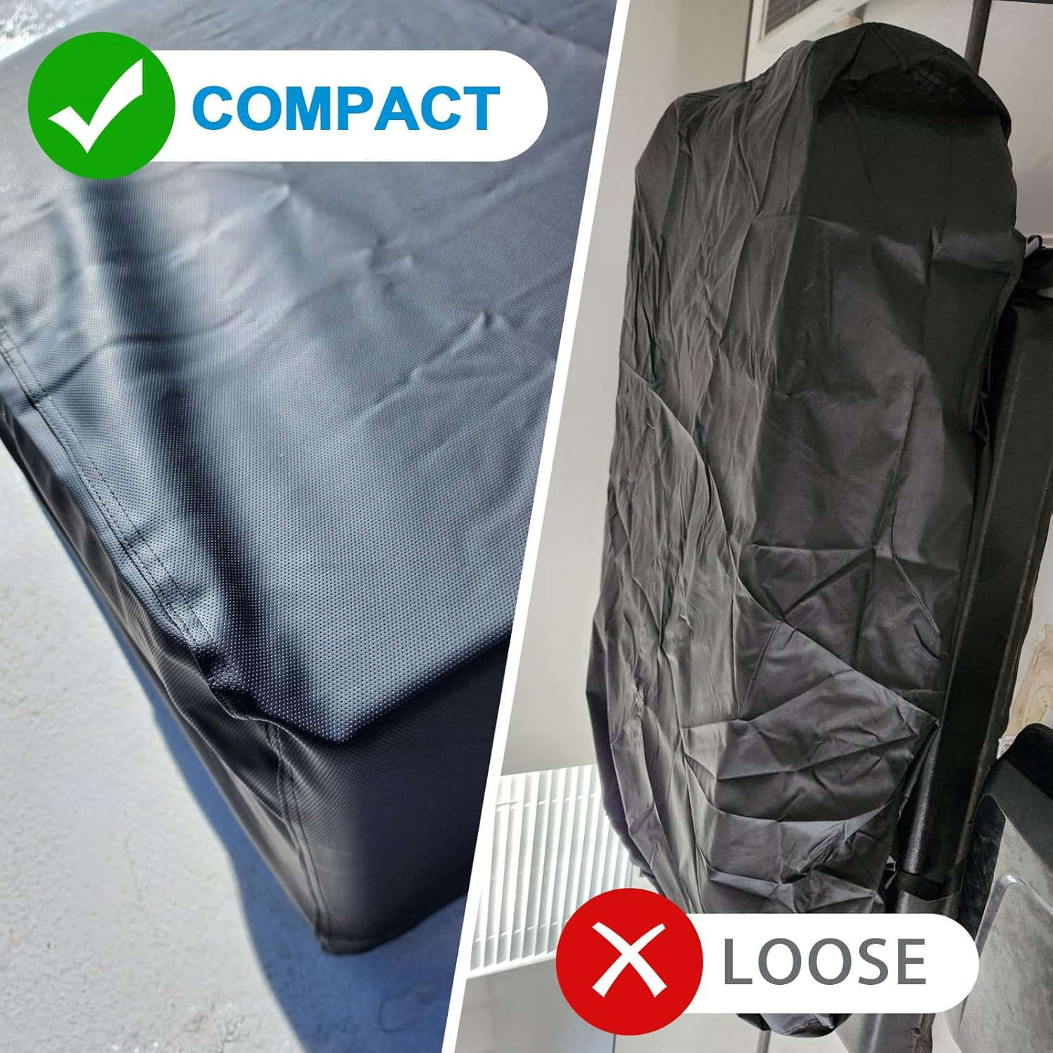 RV Camper Air Conditioner Cover Trailer AC Covers for RV Roof Unit, Compatible with Recpro 9.5K, Dometic Penguin II RV Air Conditioner Winter Covers for outside - RV A/C Cover for Roof image number 1