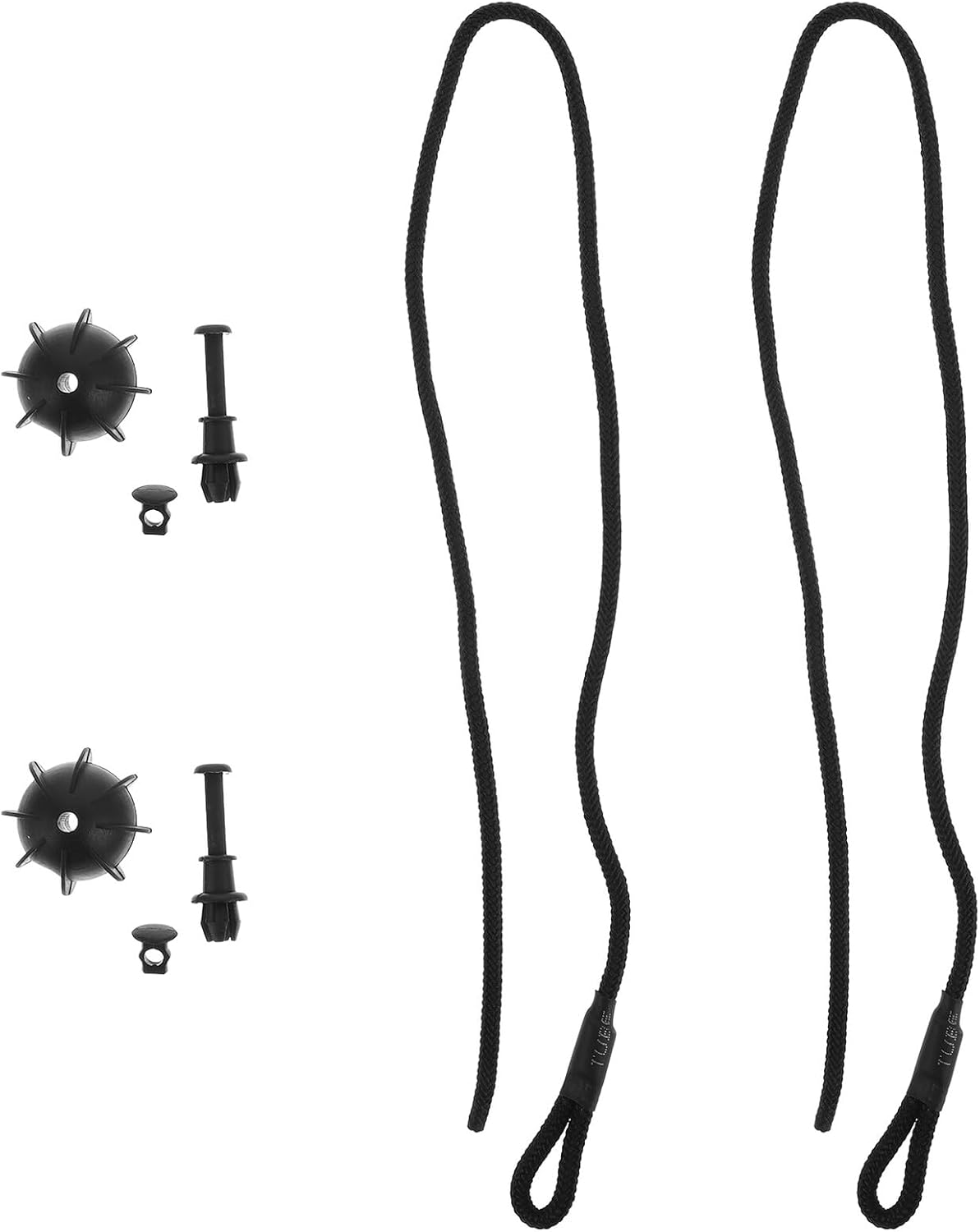 UPKOCH 2 Sets Adjustable Rear Parcel Shelf Straps Car Trunk Boot Bungee Cords with Hooks Nylon Car Accessories for Secure Storage and Tidy Trunk Organization image number 1