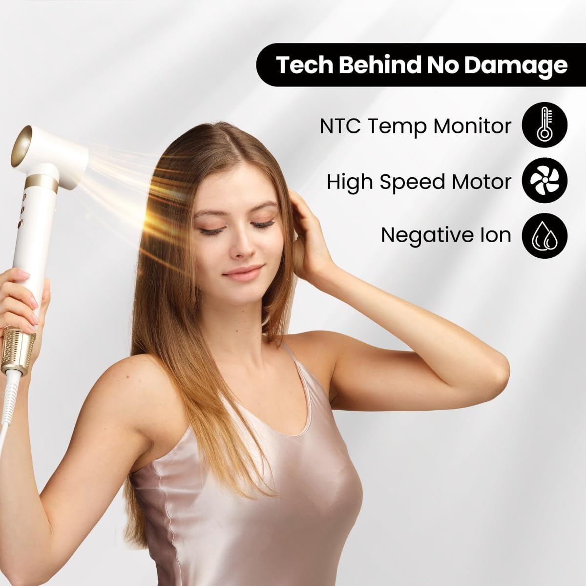 GLAMUP Aircurler 6 in 1 Multi Hair Styler, 110K High-Speed Motor with Coanda Tech Autowrap & Hair Dryer Brush &ndash; Drying, Curling, Volumizing, Straightening with Magic Styler image number 2