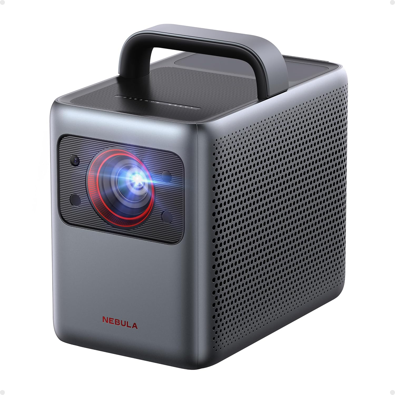 NEBULA by Anker Cosmos Laser 4K Projector (Upgraded), 2200 ANSI Lumens, Android TV 10.0 with Dongle, Autofocus, Auto Keystone Correction, Screen Fit, Home Theater Projector with Wi-Fi & Bluetooth. image number 1