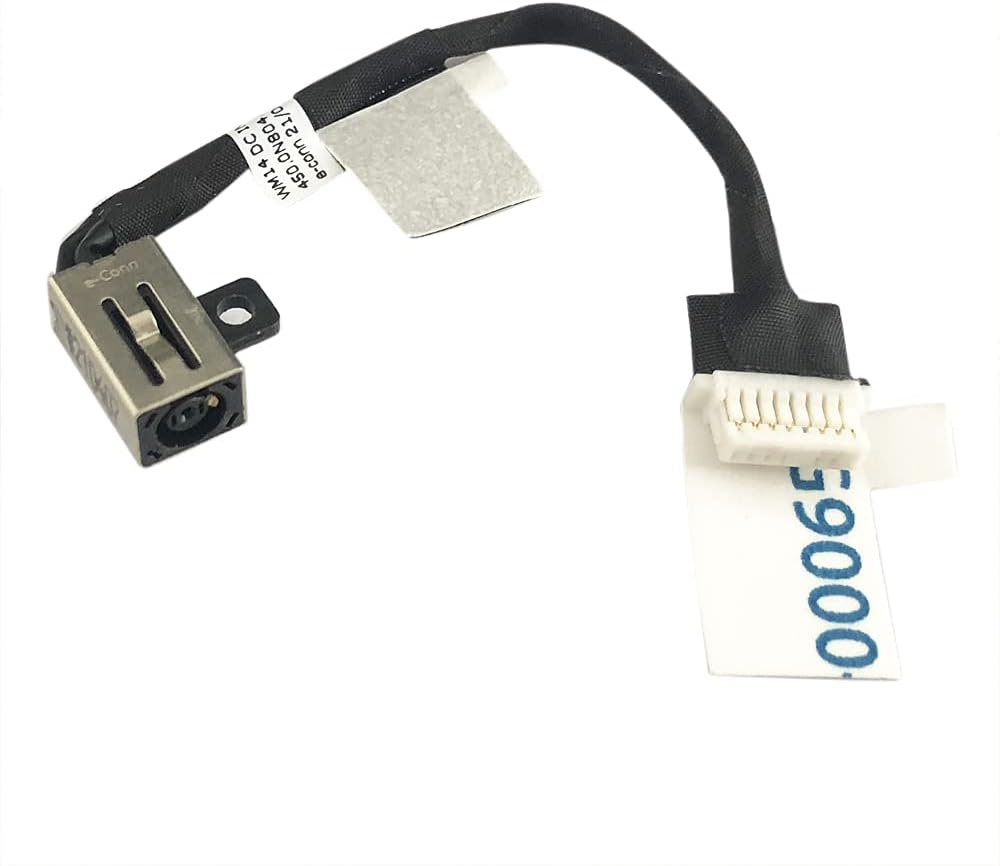 Zahara DC Power Jack Charging Port Cable Connector Replacement for Dell Inspiron 14 7415 2-IN-1/5410 14" 2 in 1 P147G 450.0N804.0011 0D3FR6 D3FR6 image number 1