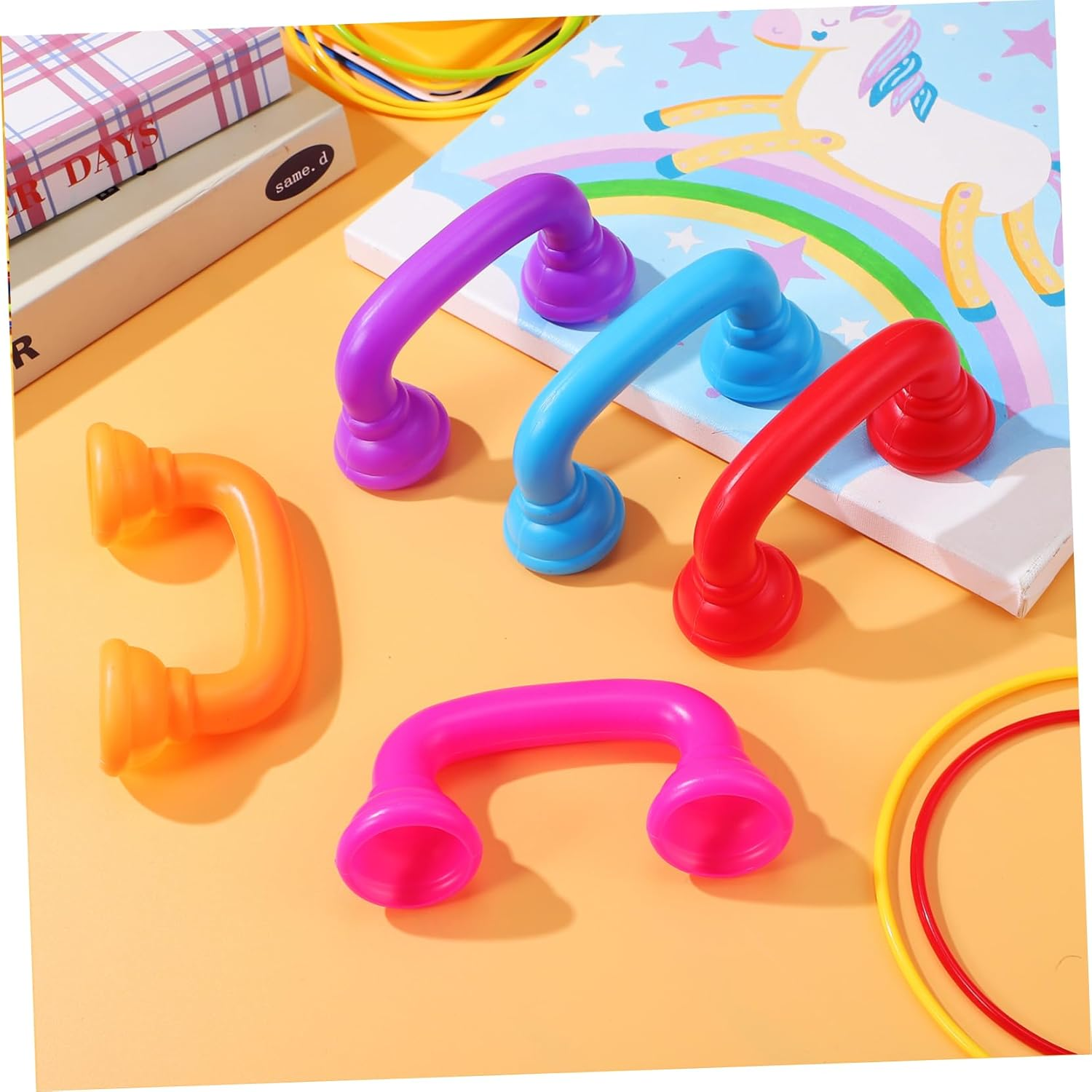 Toddmomy 24 Pcs Whisper Phone Plastic Reading Phones for Speech Therapy Fine Motor Skills Development image number 2