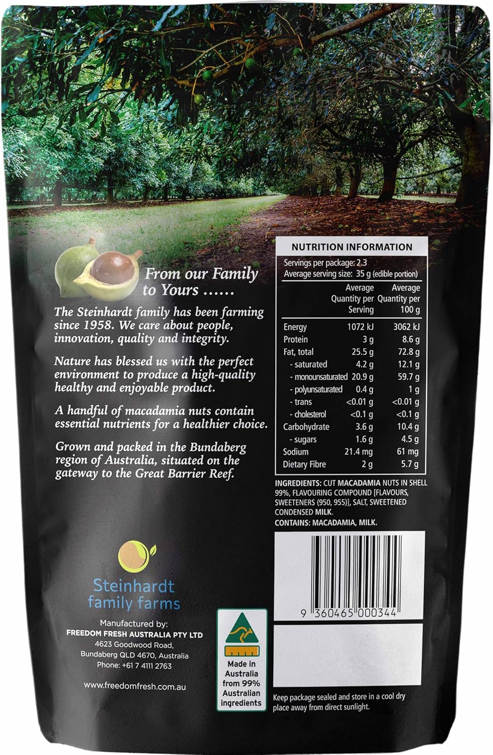 Golden Crunch Vanilla Macadamias 225G X 3 Packs image number 4