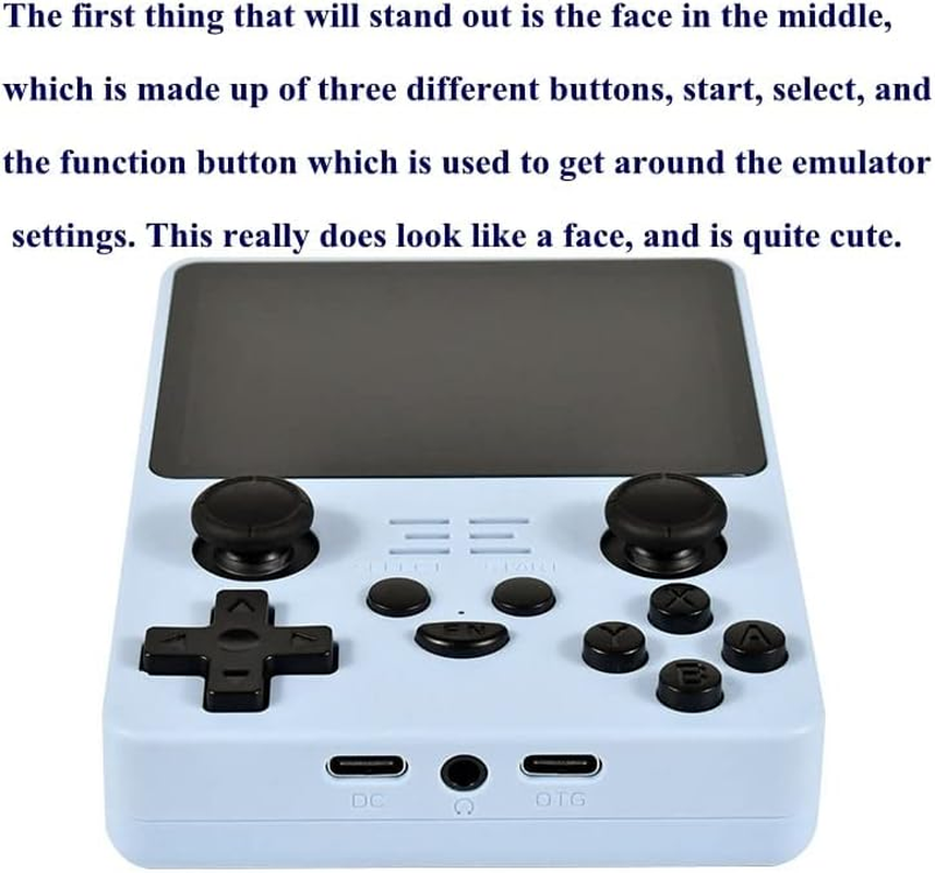 Powkiddy RGB20S Handheld Arcade Game Console, 3.5 Inch Retro Video Game Console with 128G Card & 25000 Games, Open Source Game Player, Gift for Children image number 1